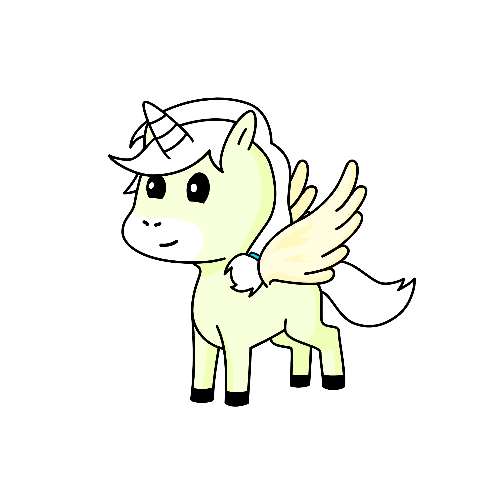White Baldy, the unicorn