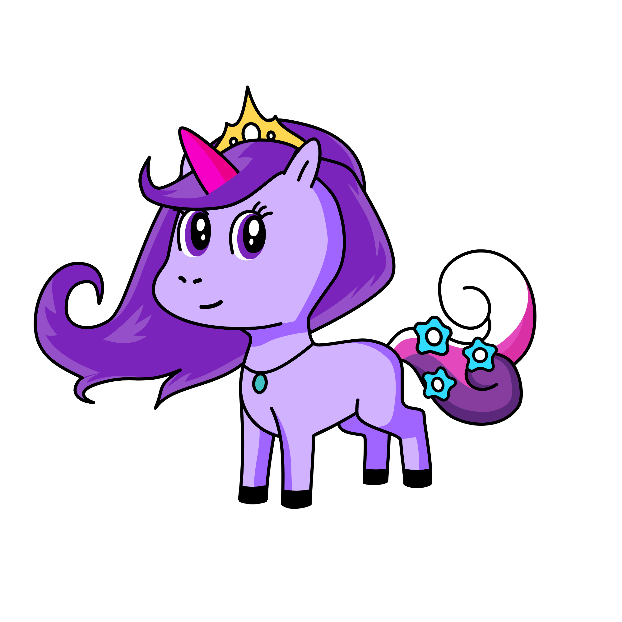 Lovely Shadow, the unicorn