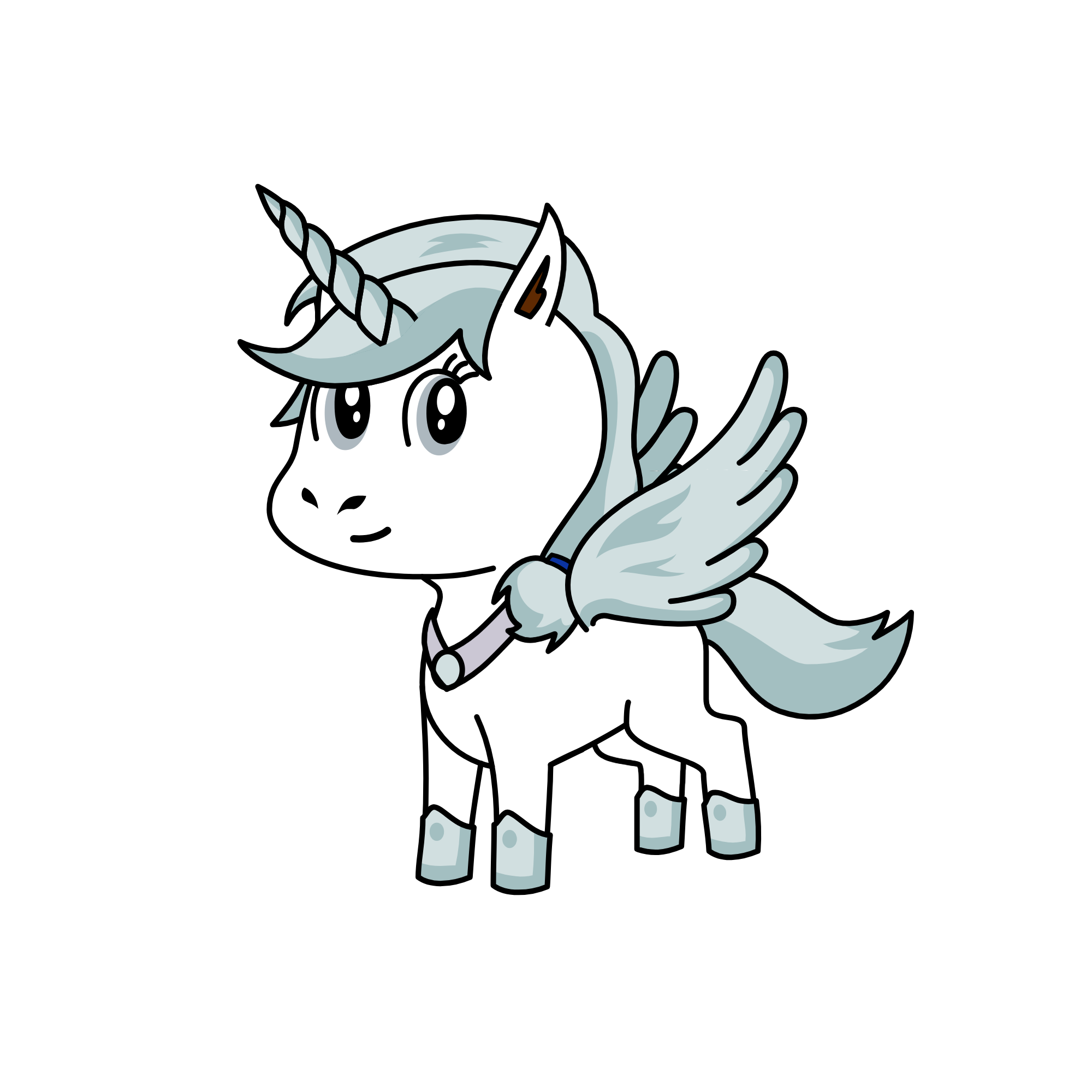 Moonlight's Savior, the unicorn