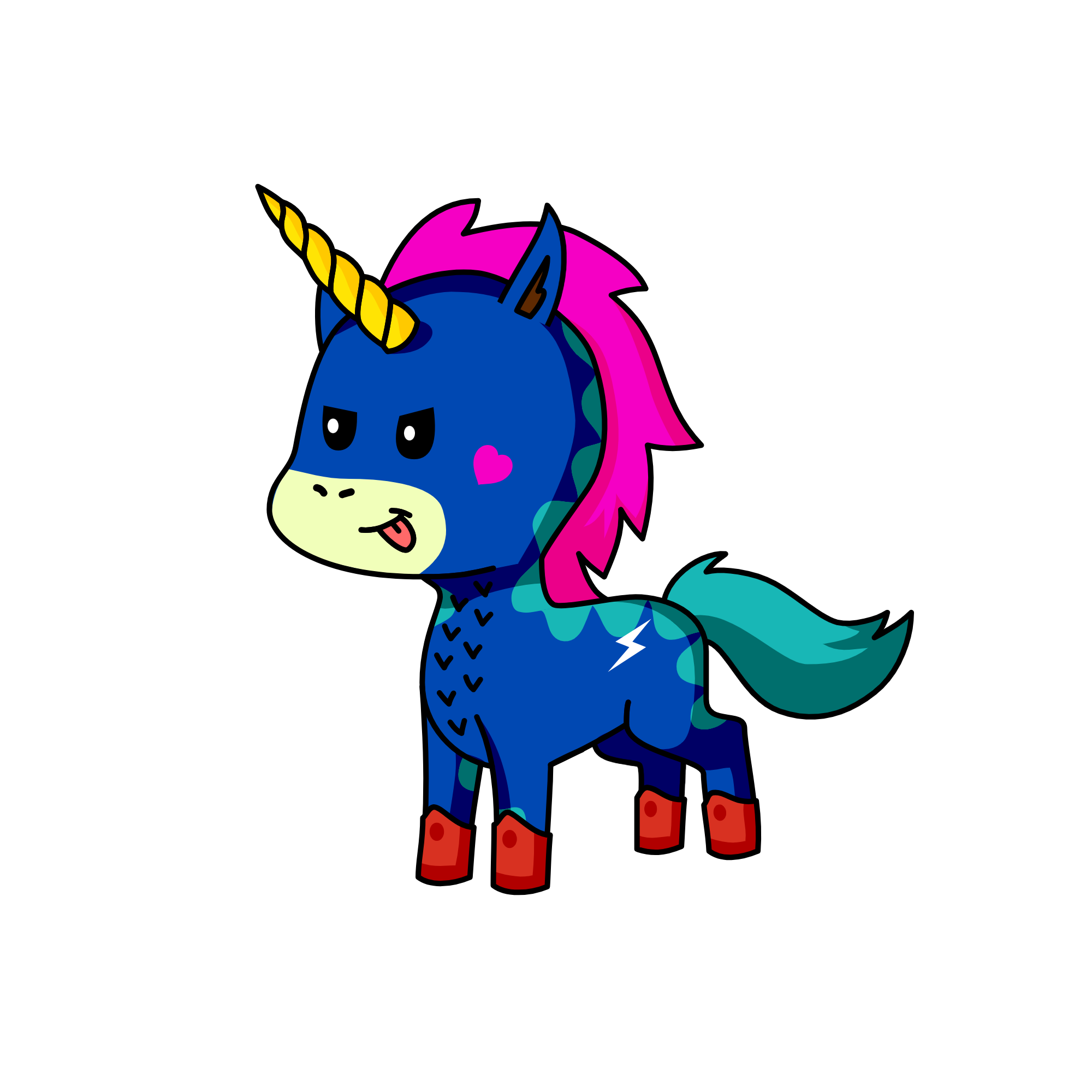 Lucky, the unicorn