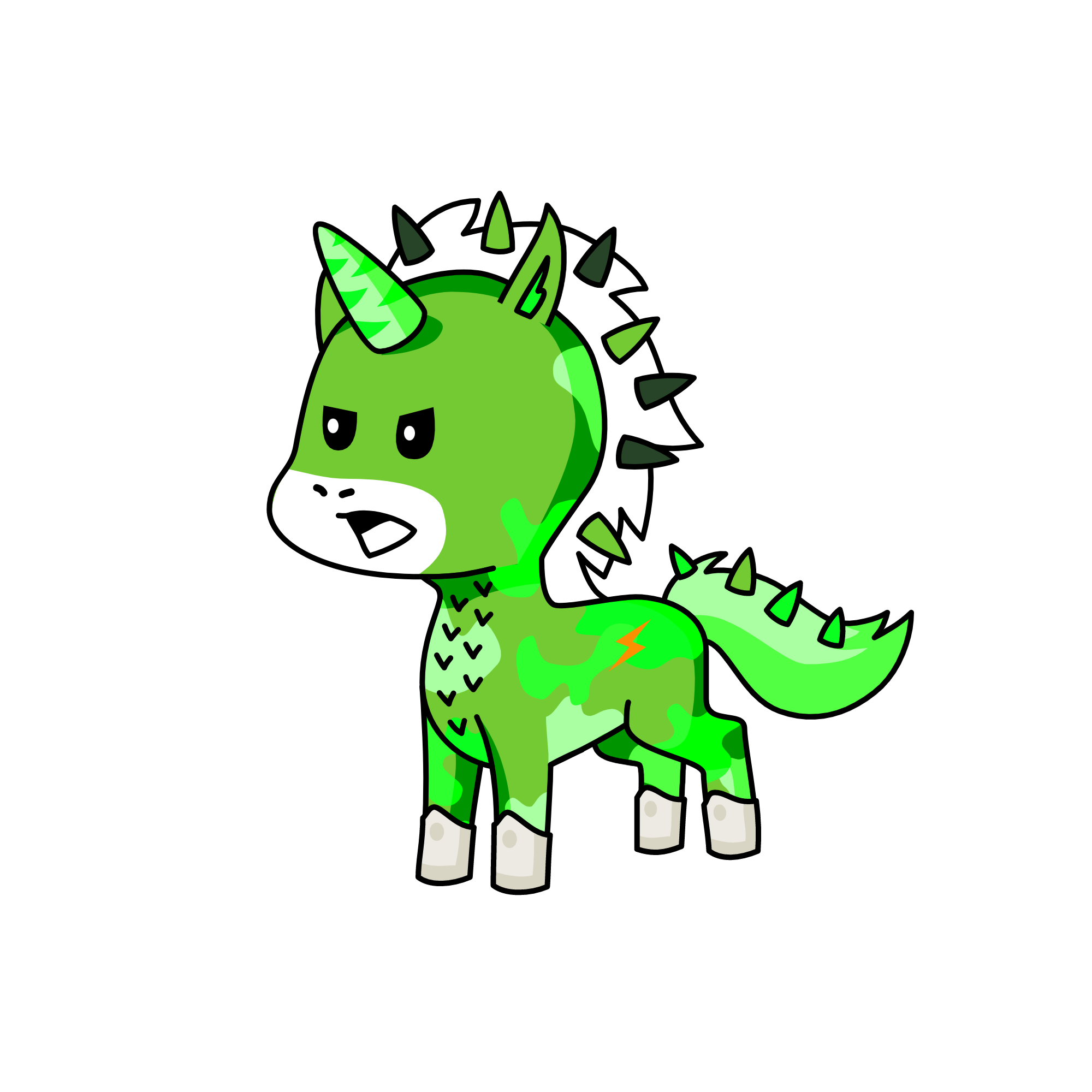 Zombi, the unicorn