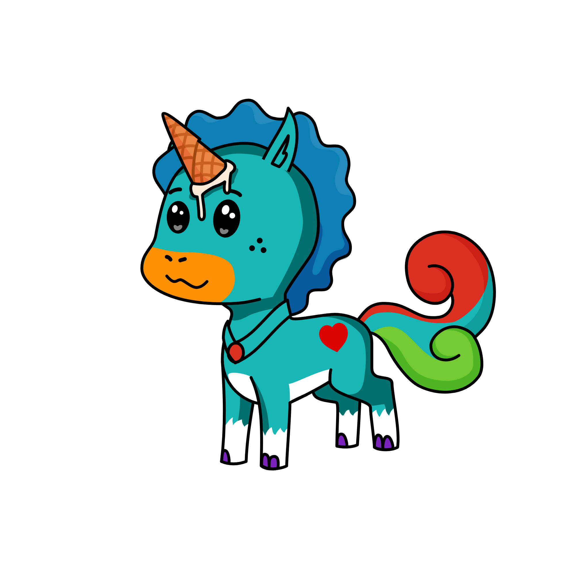 icecream, the unicorn