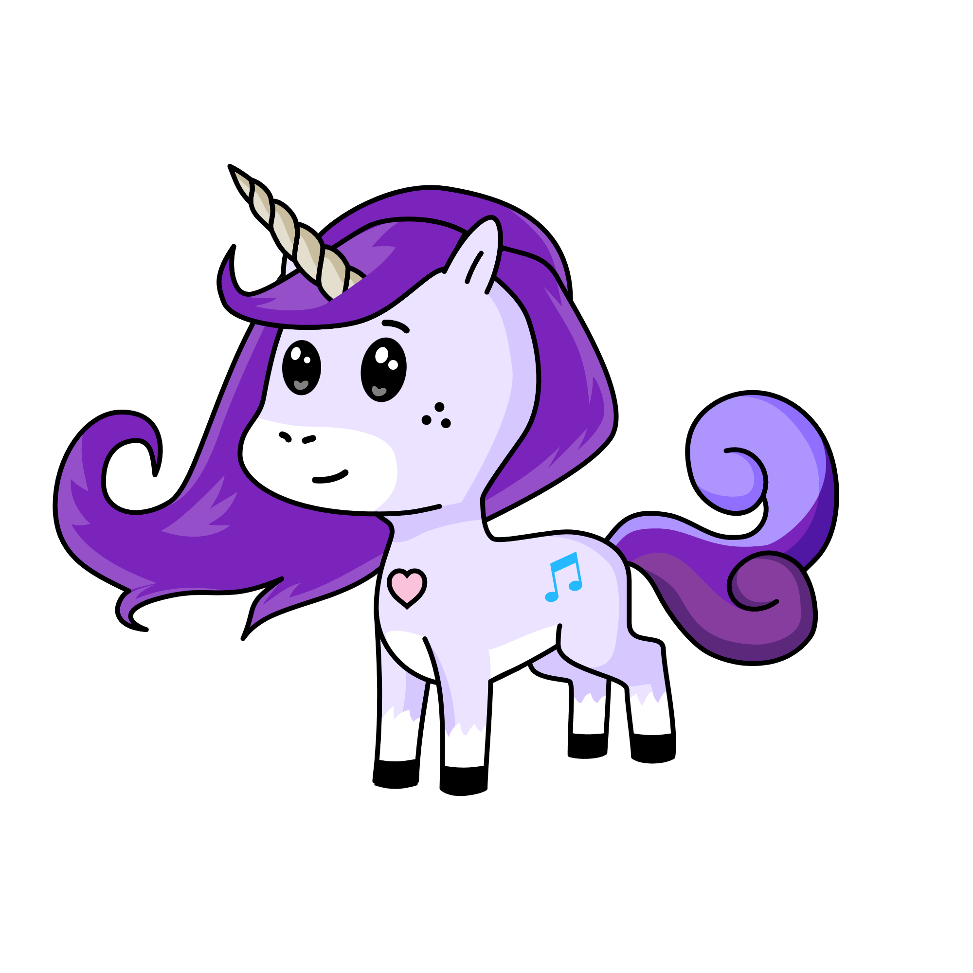 Music, the unicorn
