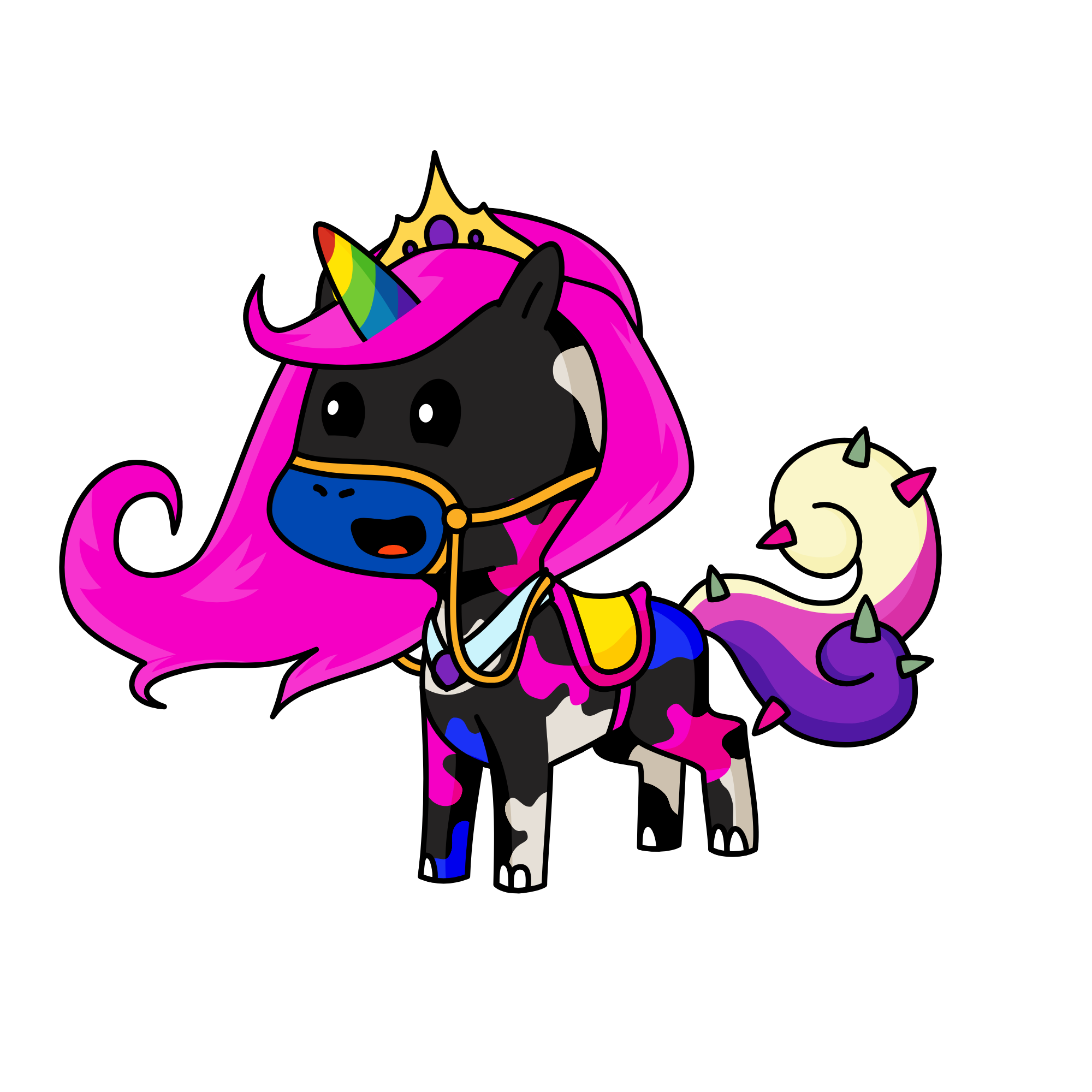 Spike, the unicorn