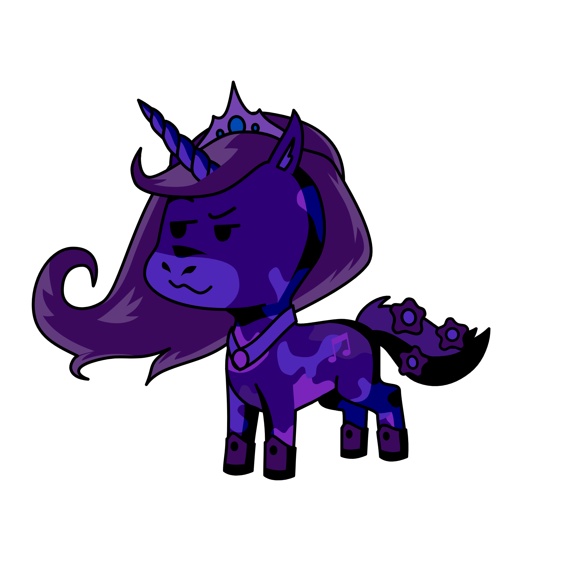 Midnight, the unicorn