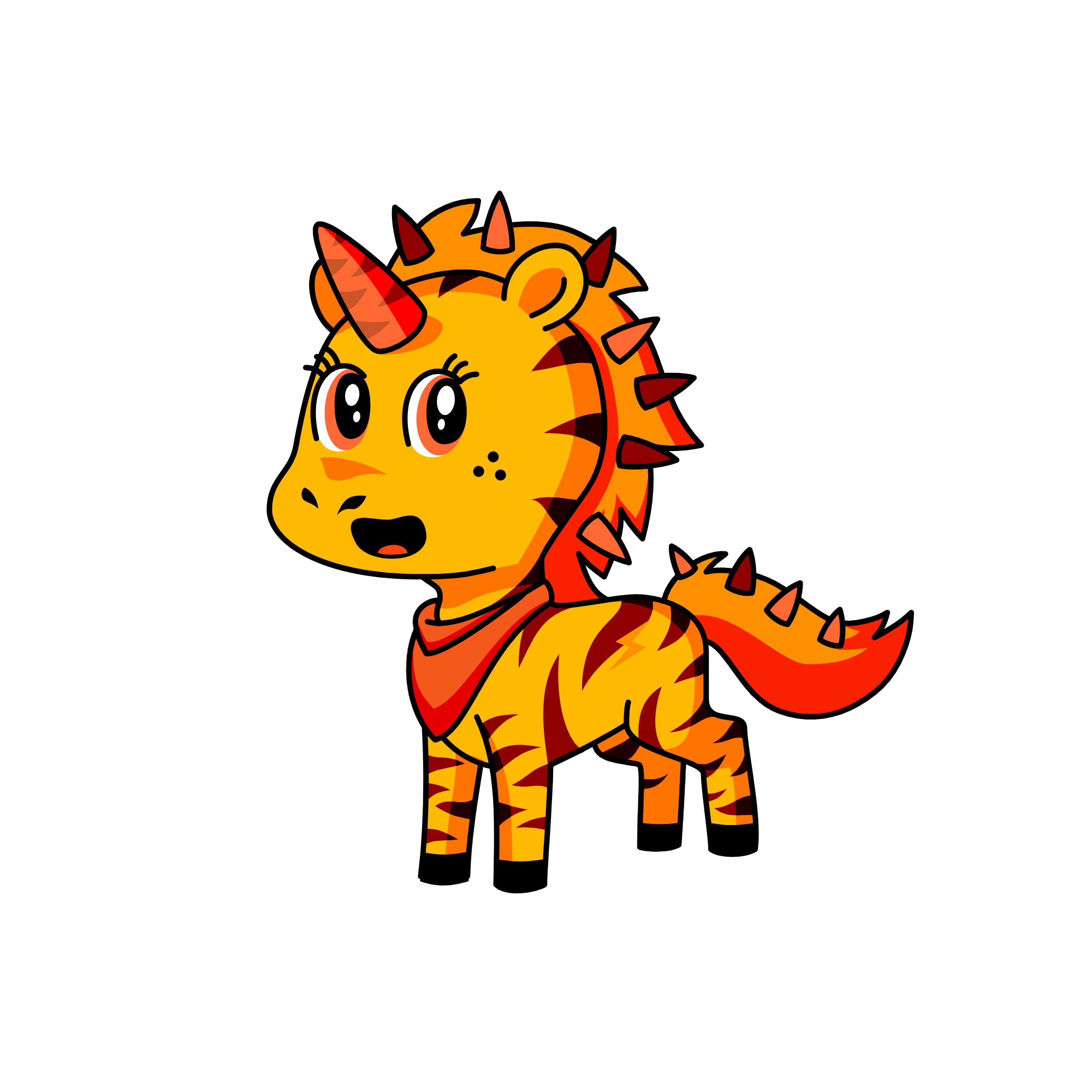 Heapheastuses pet, the unicorn