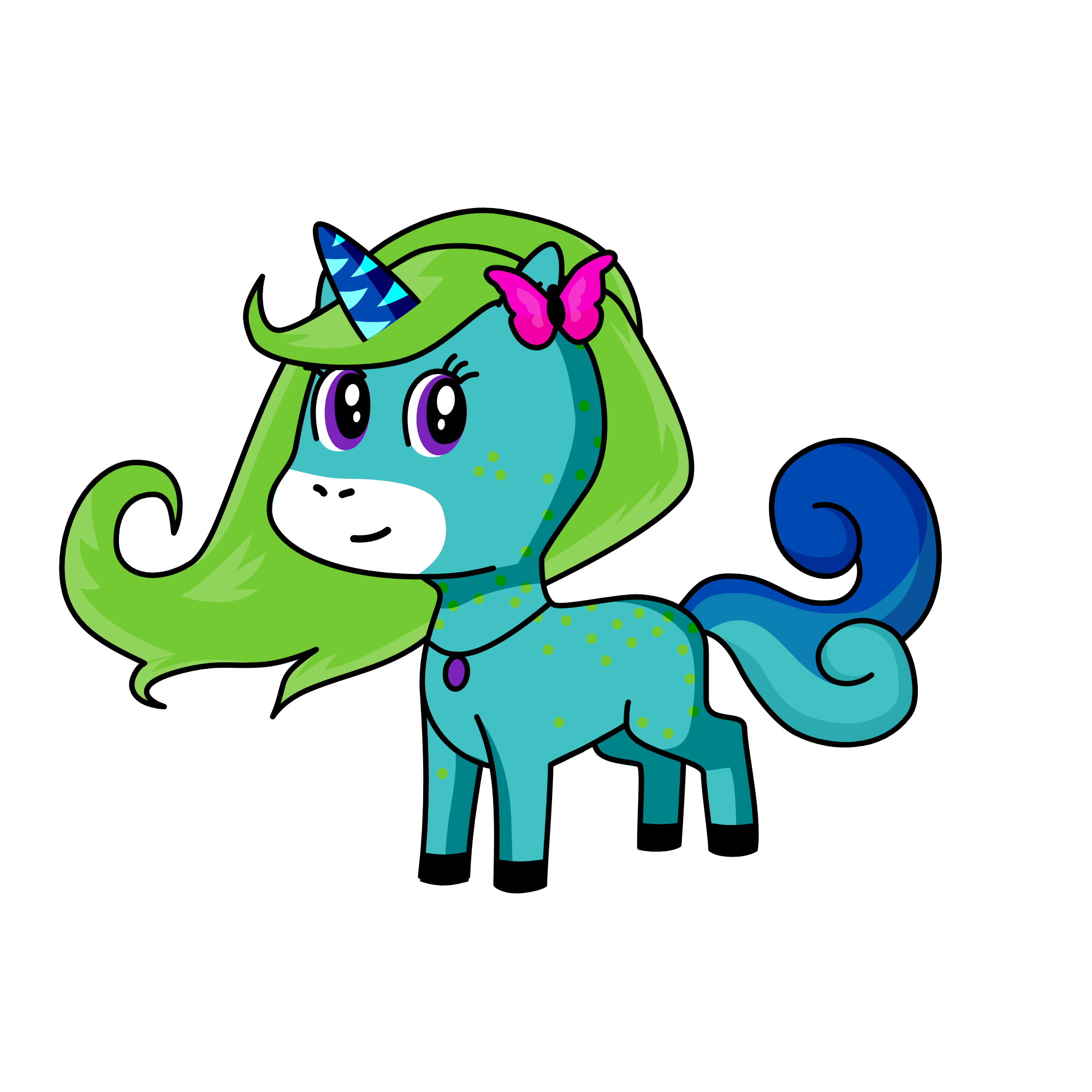 Dotty, the unicorn