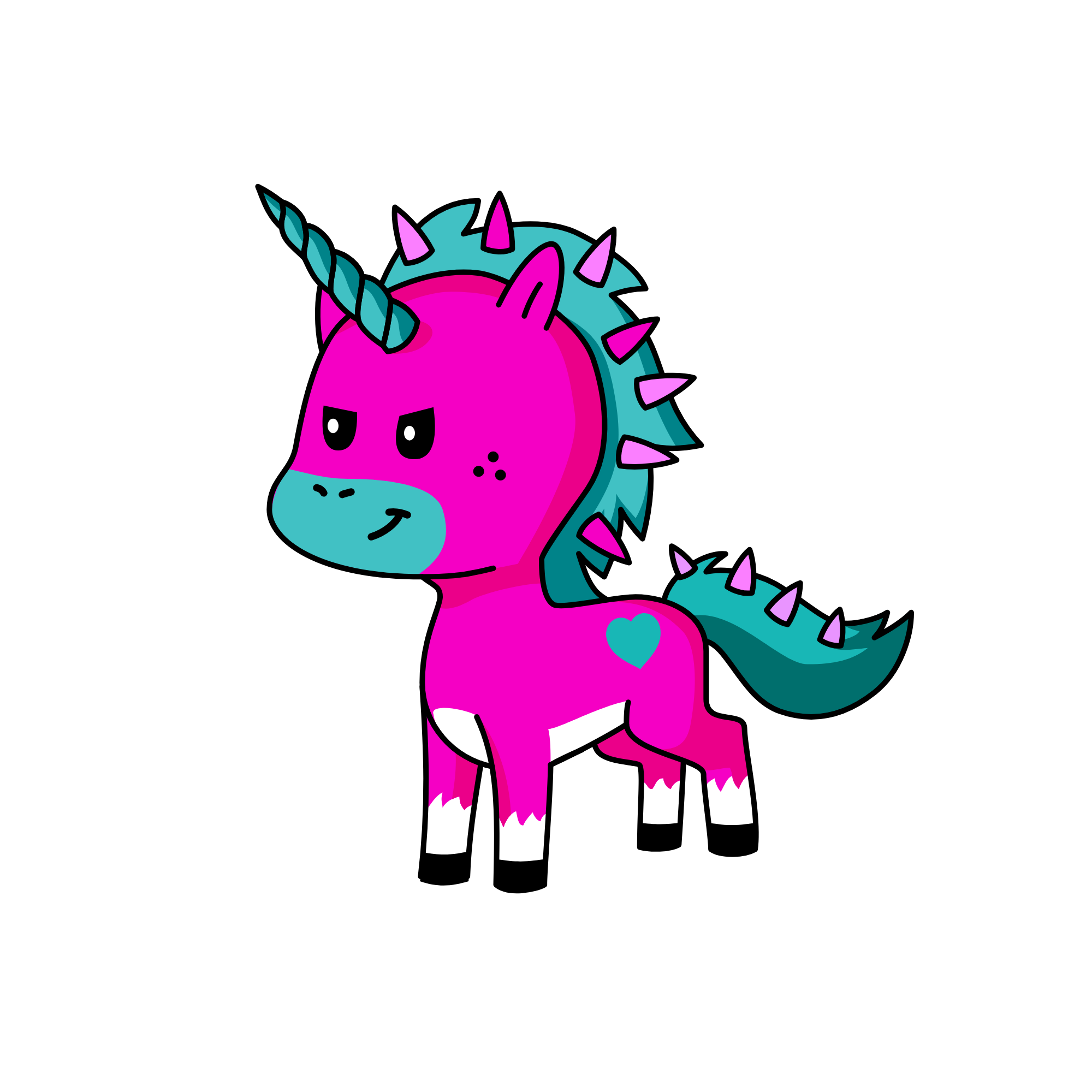 spike, the unicorn