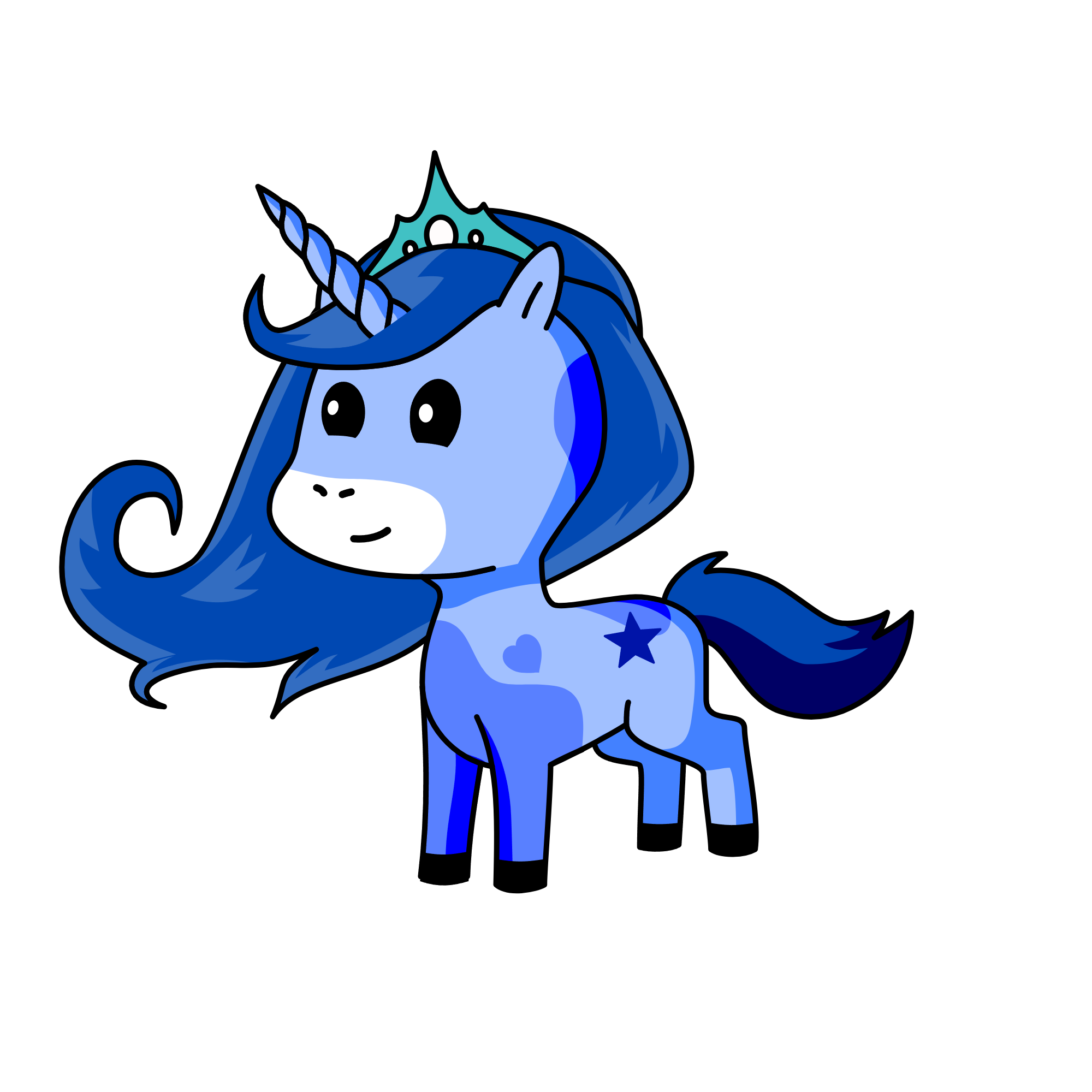 LucyBlu, the unicorn