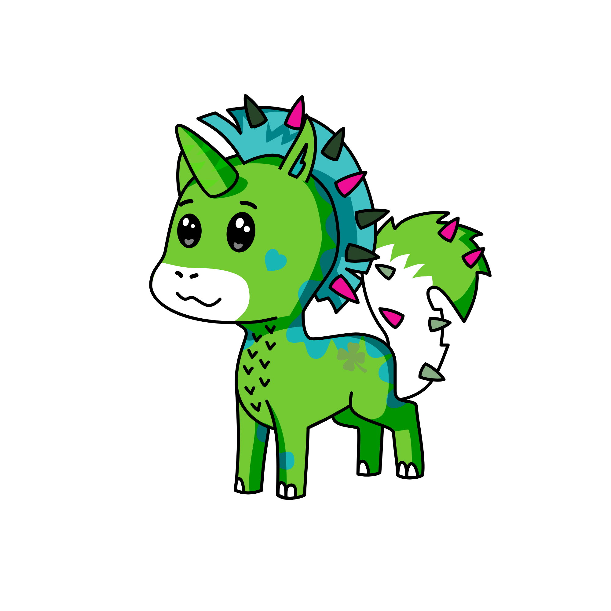 spikey, the unicorn