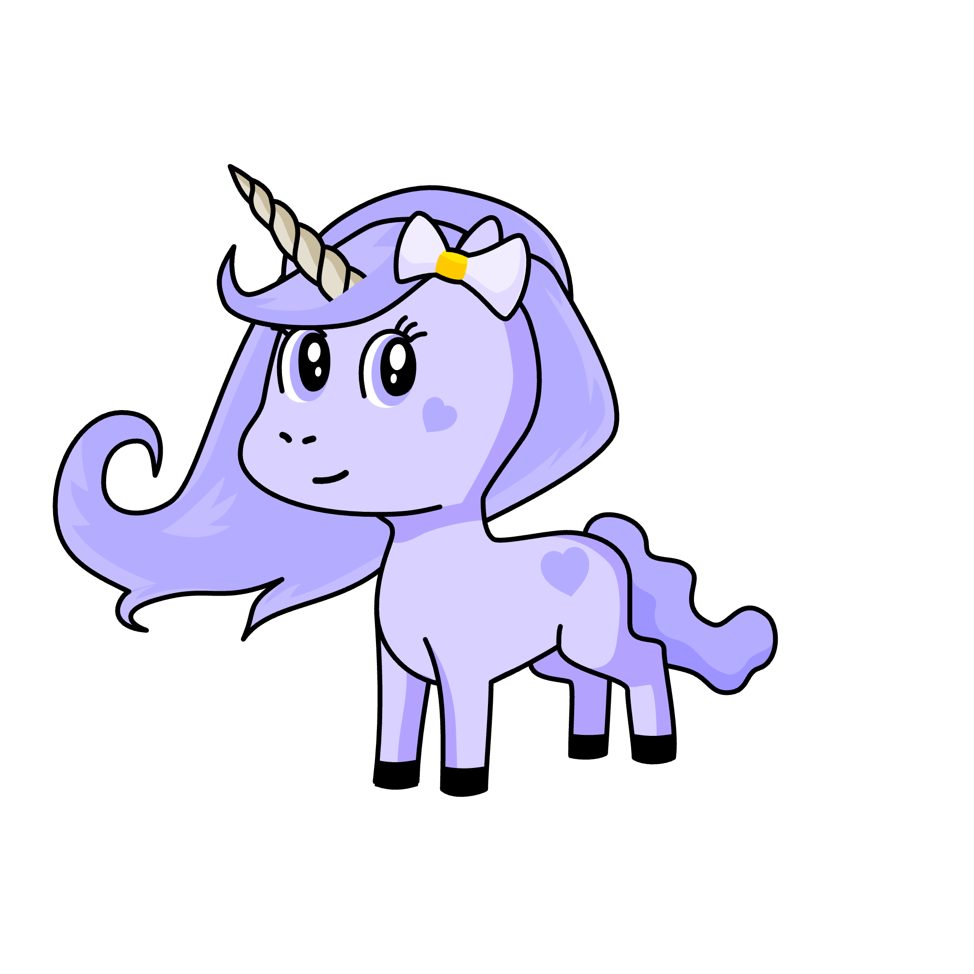 purple lavender, the unicorn