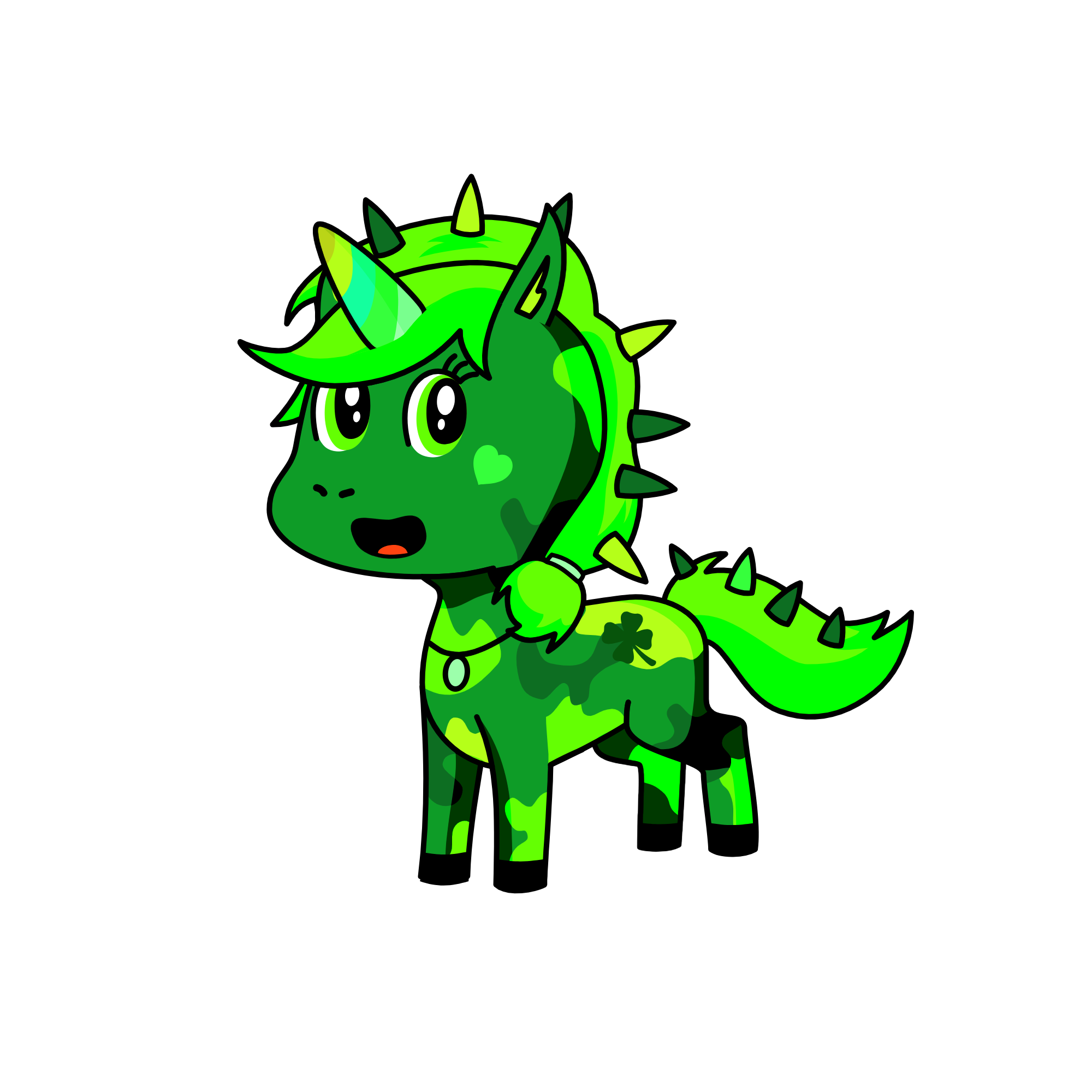 Lucky, the unicorn