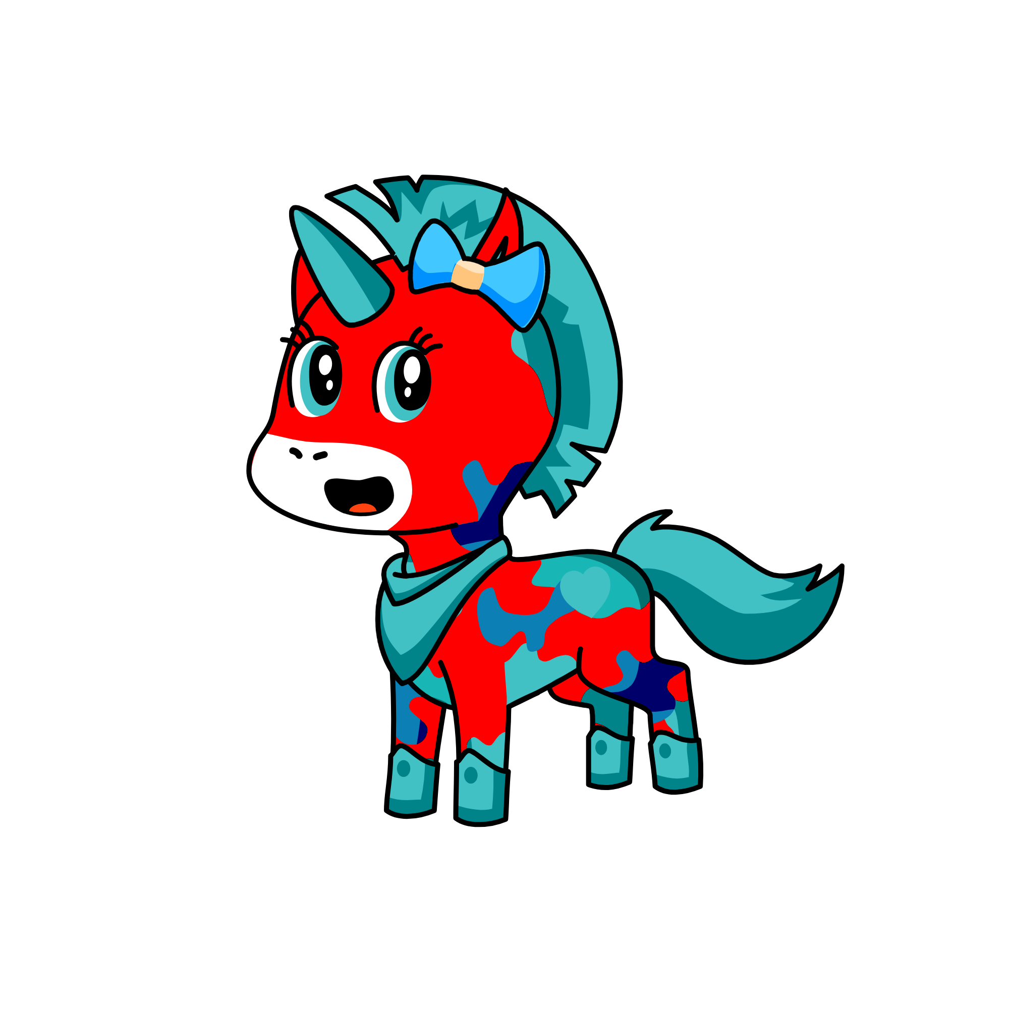 Wonder Woman, the unicorn