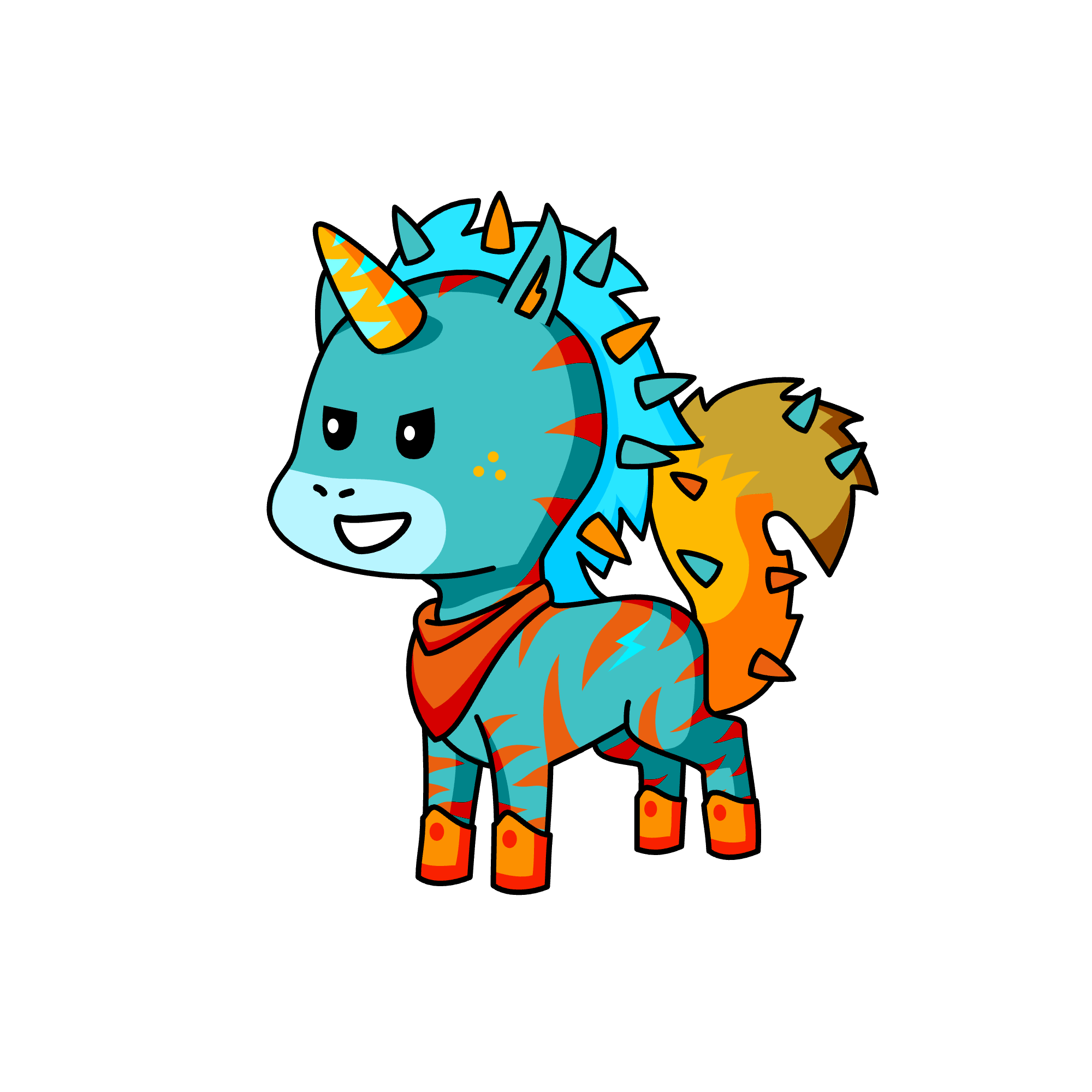 Blitz, the unicorn
