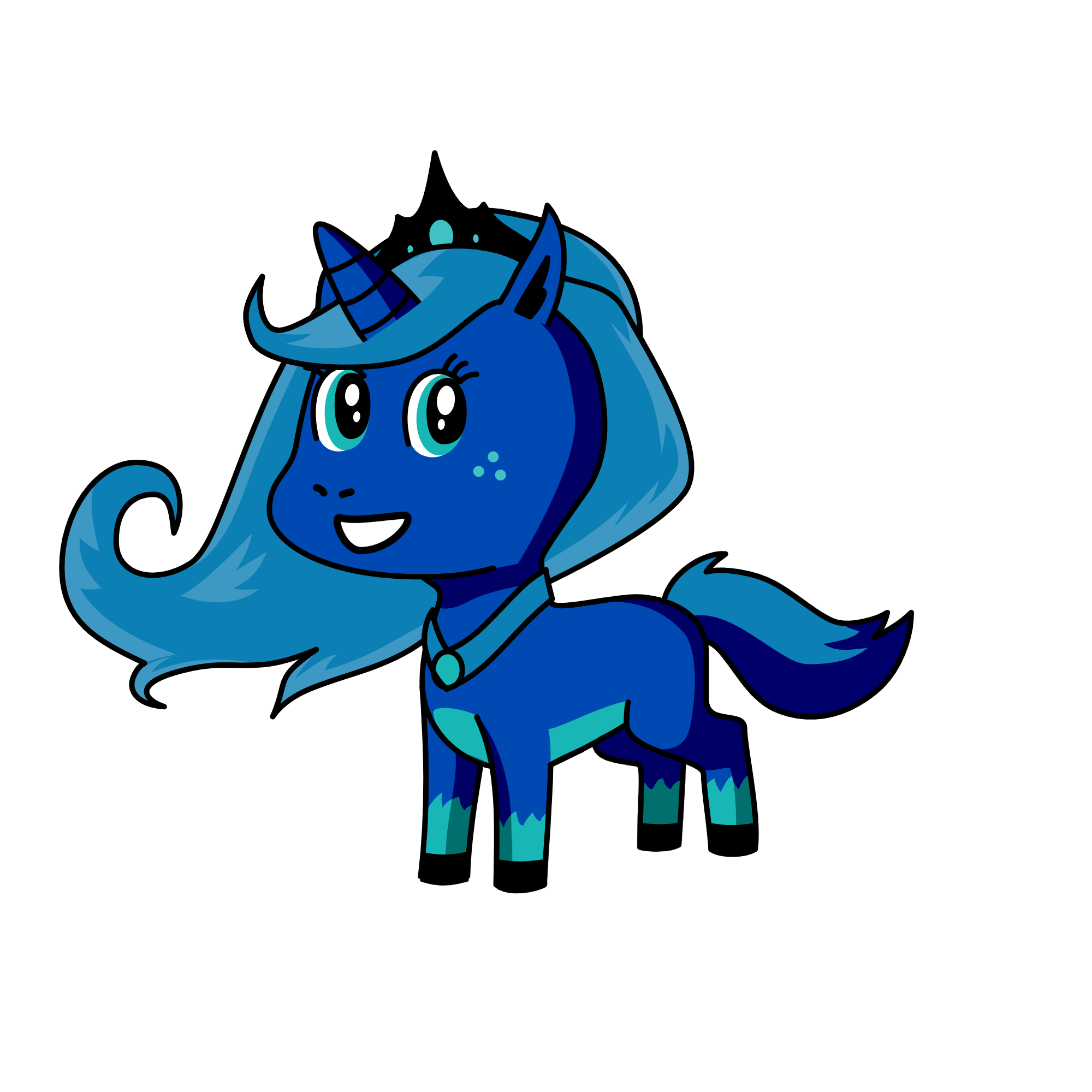 Princess Luna, the unicorn