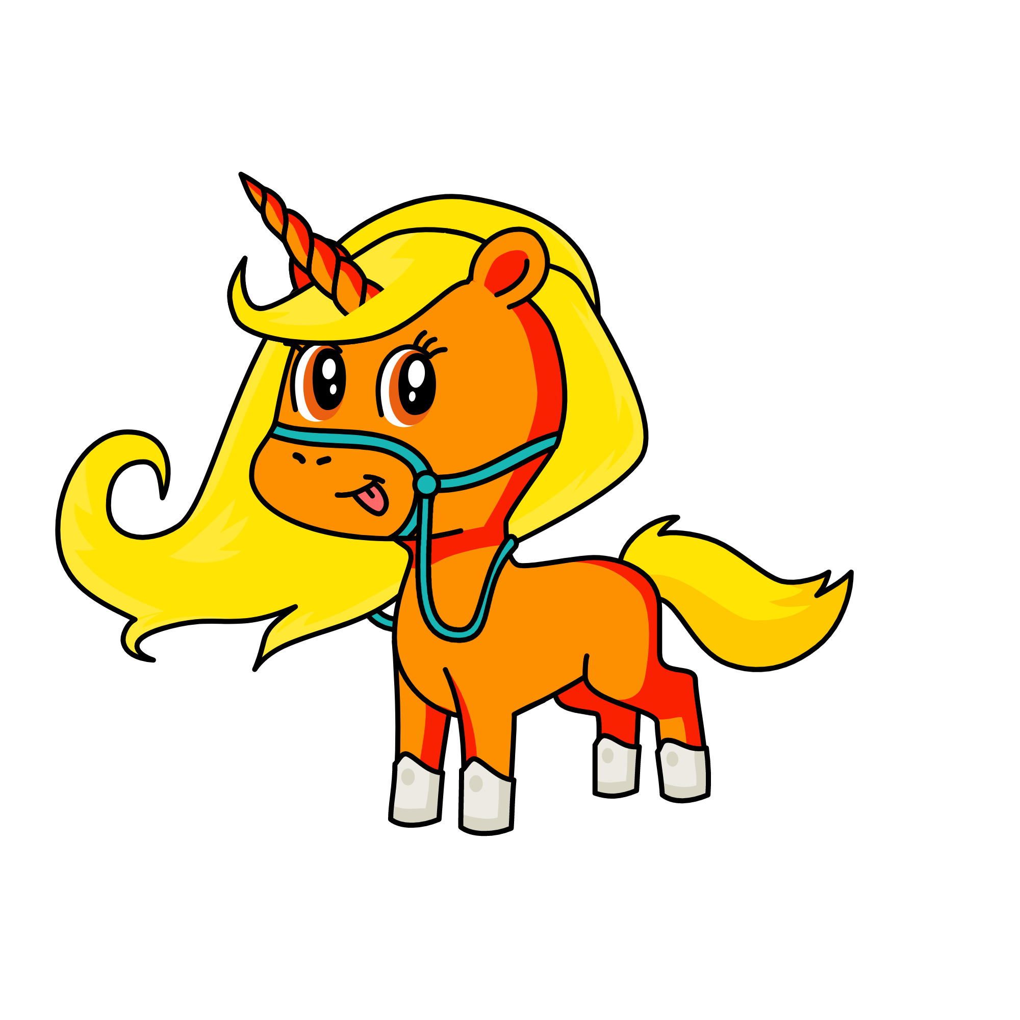 Sahara, the unicorn