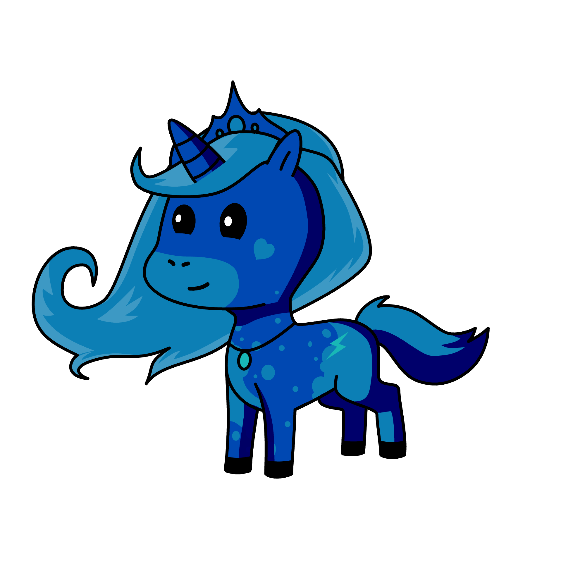 Princess Midnight (princess of the night), the unicorn
