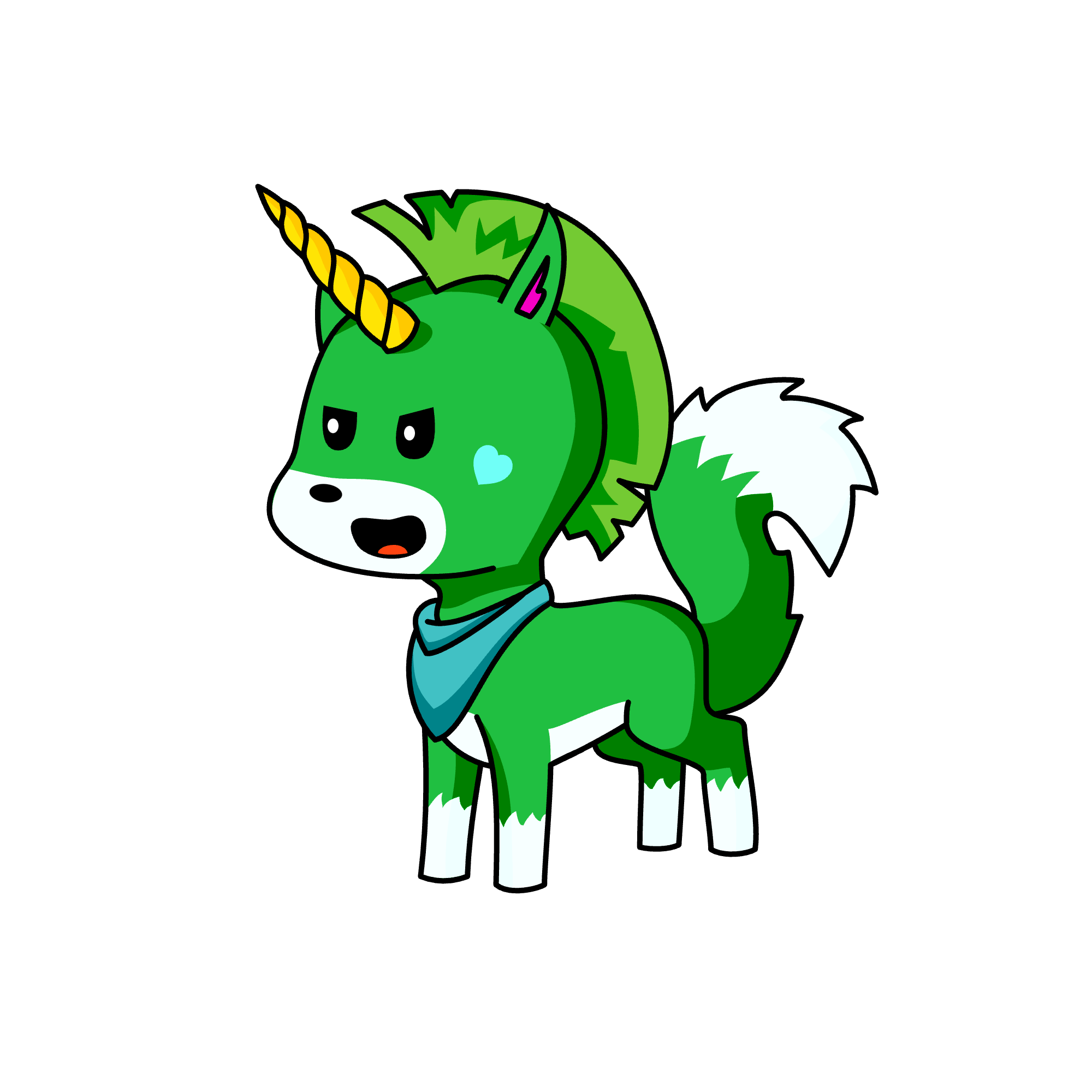 Grok fox , the unicorn