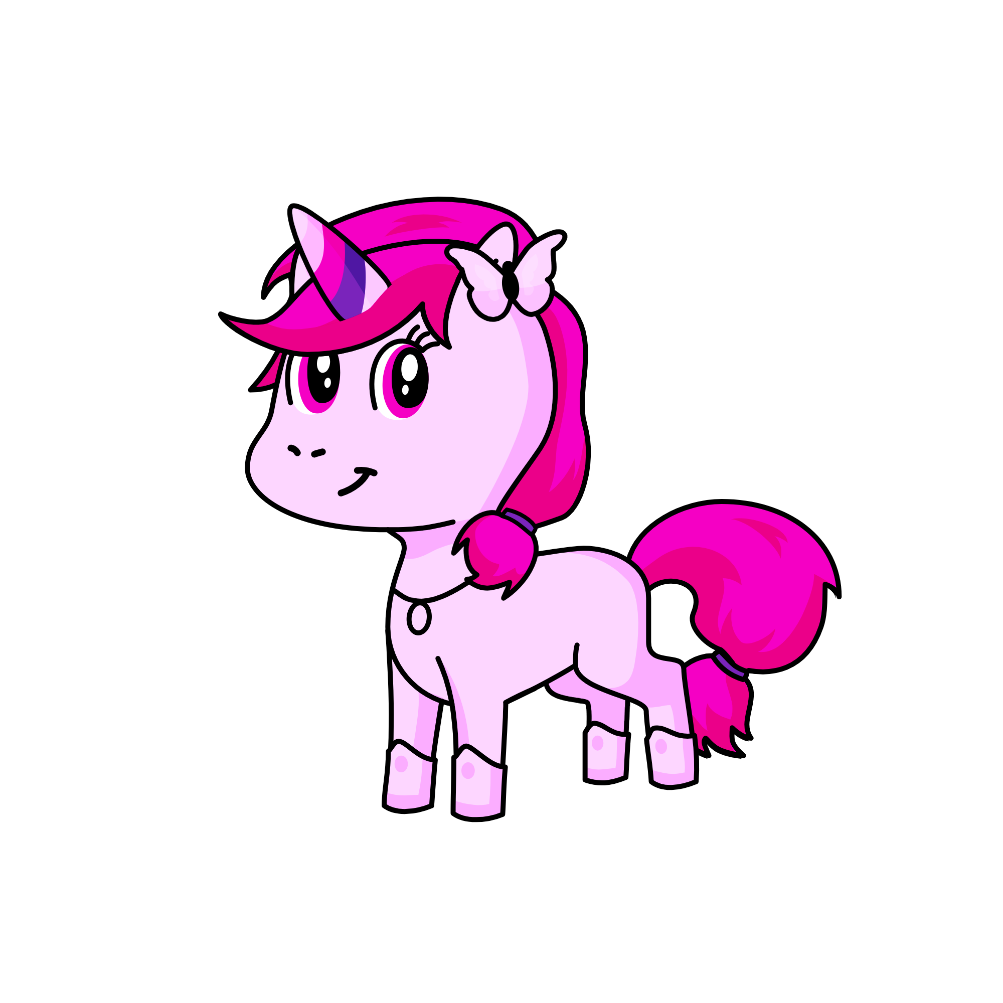 Cutie pie , the unicorn
