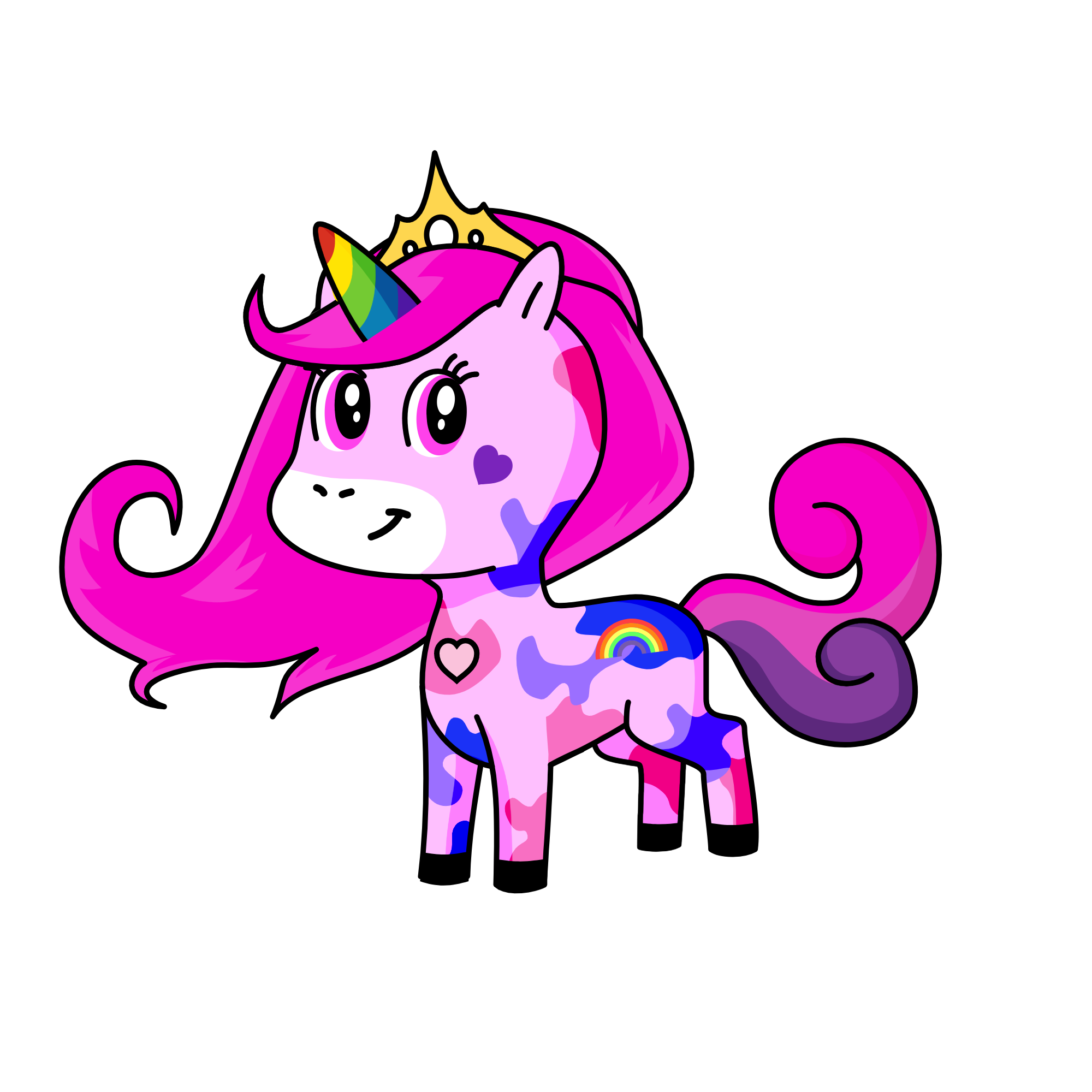 pinki, the unicorn