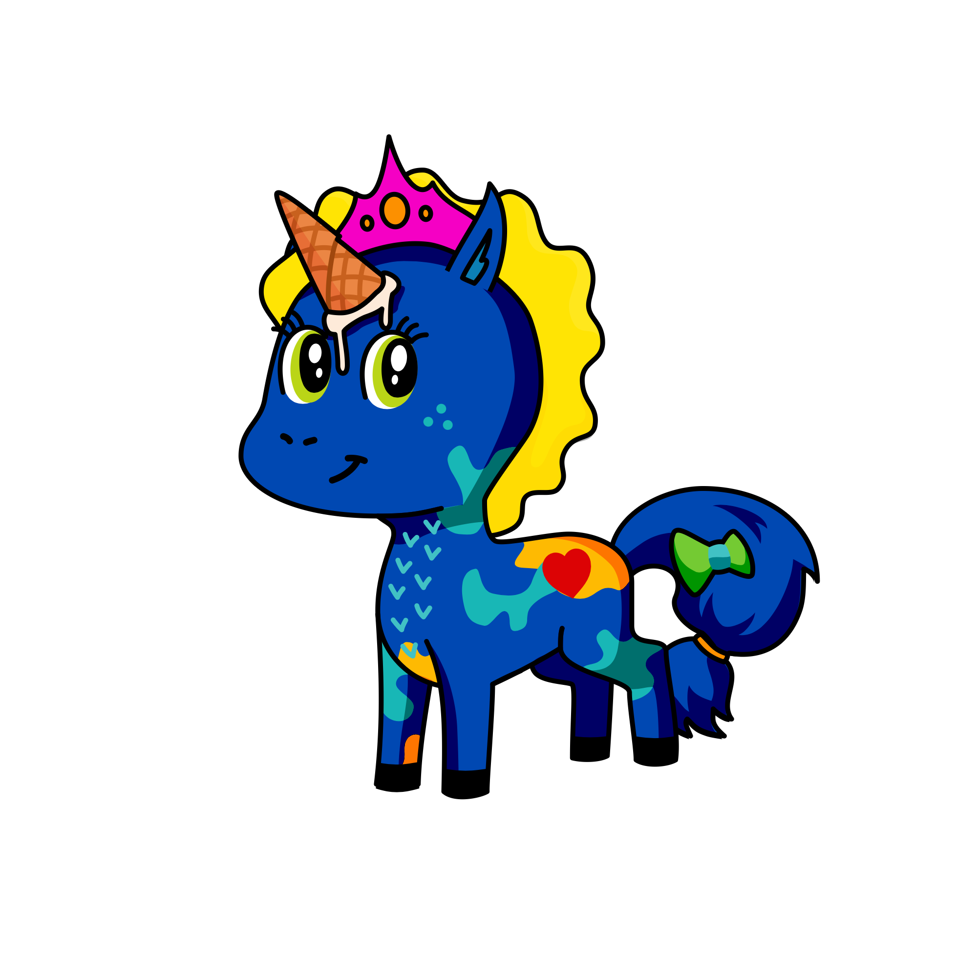 Shimer, the unicorn