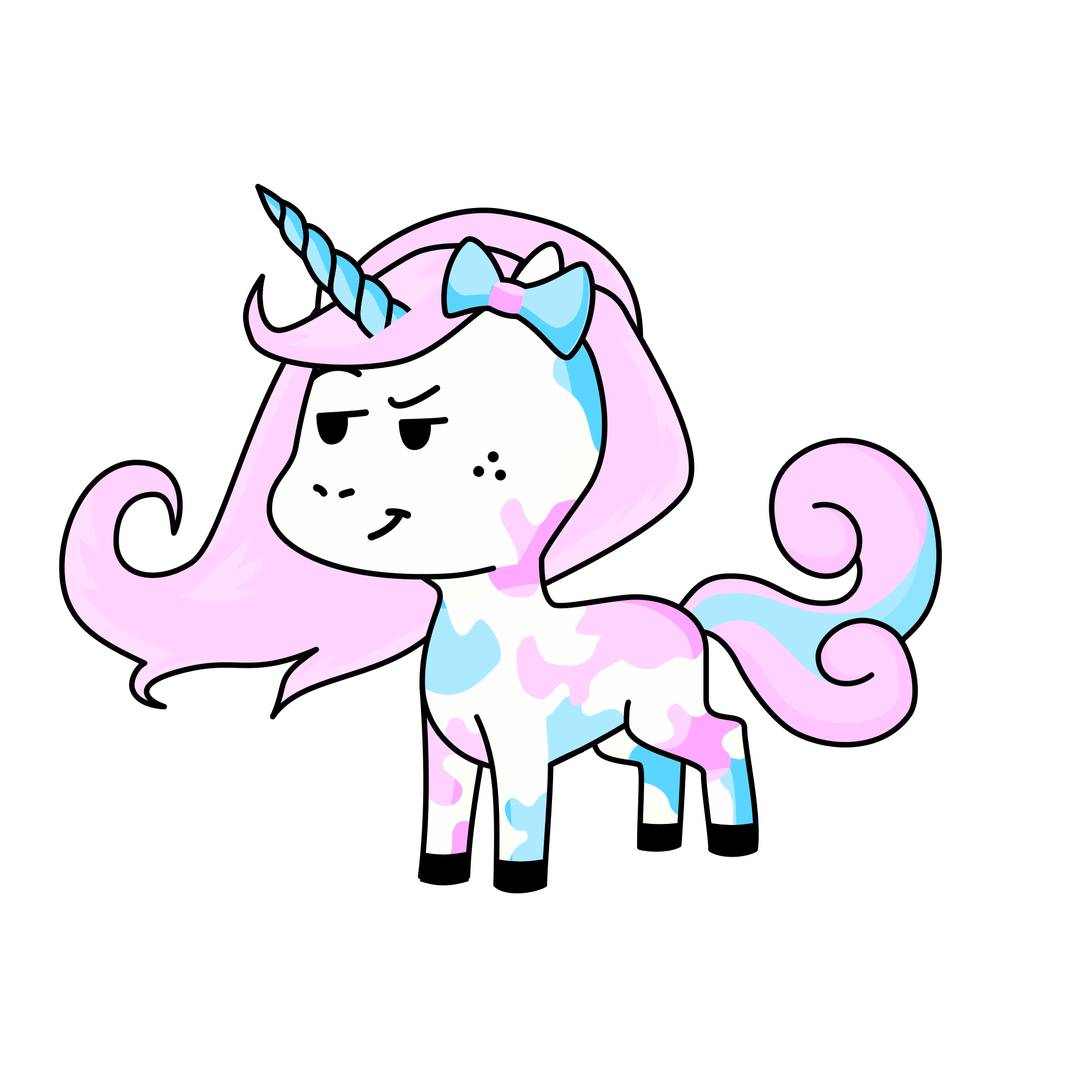 Clodia, the unicorn