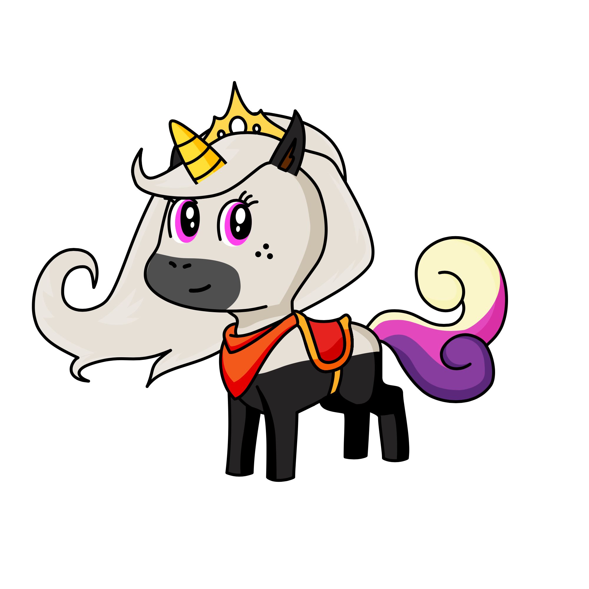 Ju, the unicorn