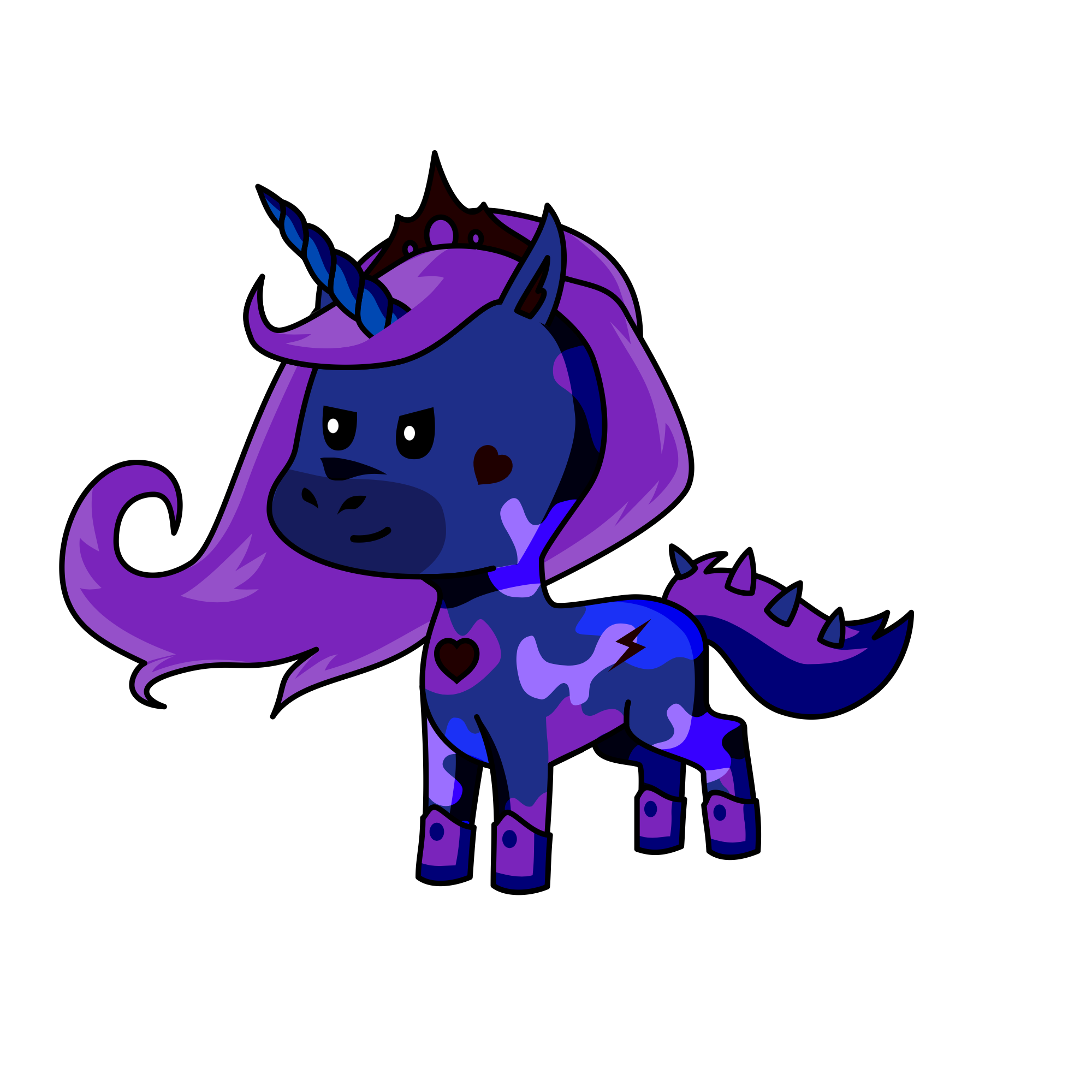 Raven, the unicorn
