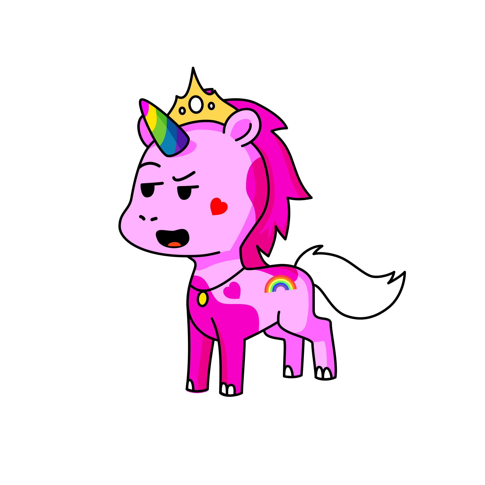 fluffy, the unicorn