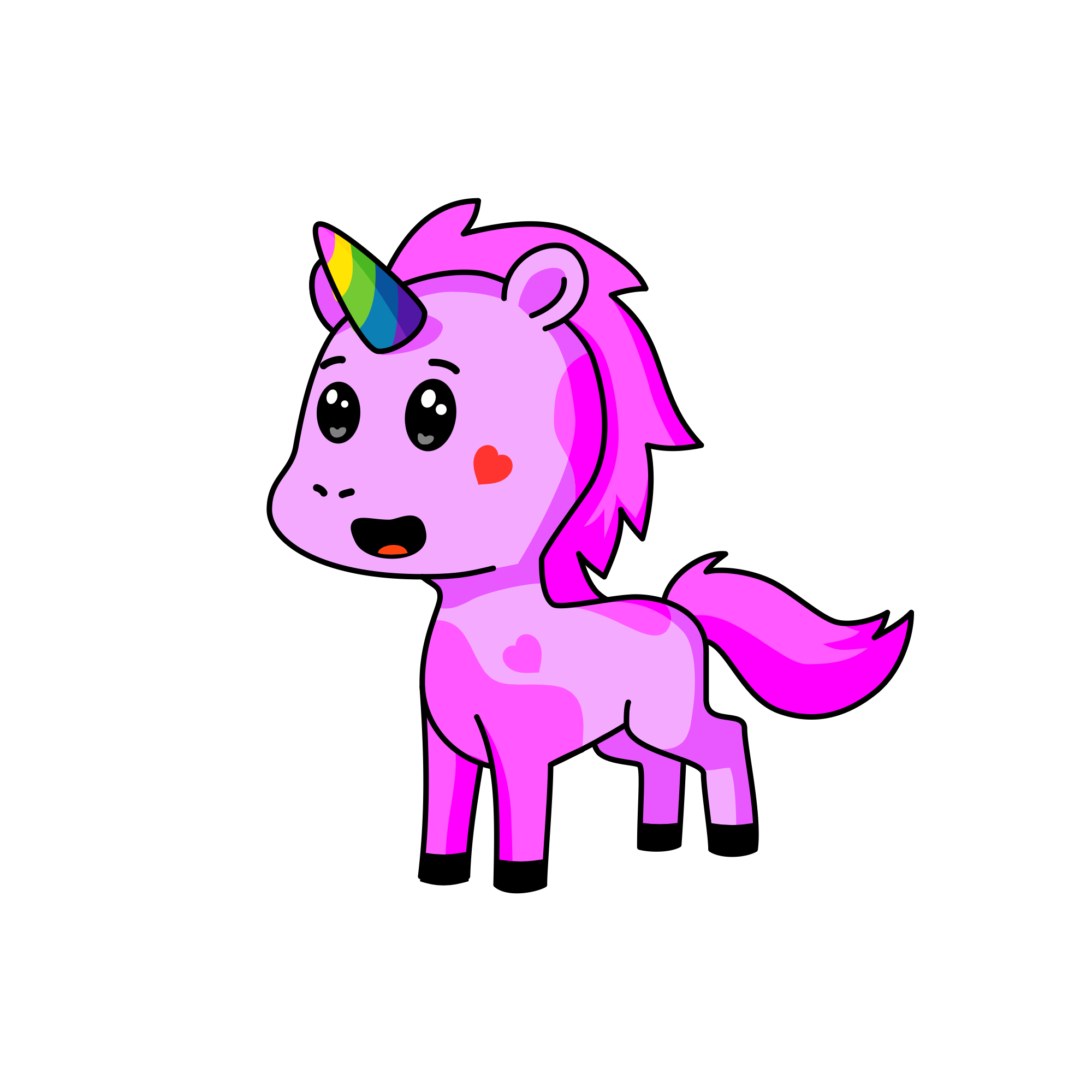 fluffy, the unicorn