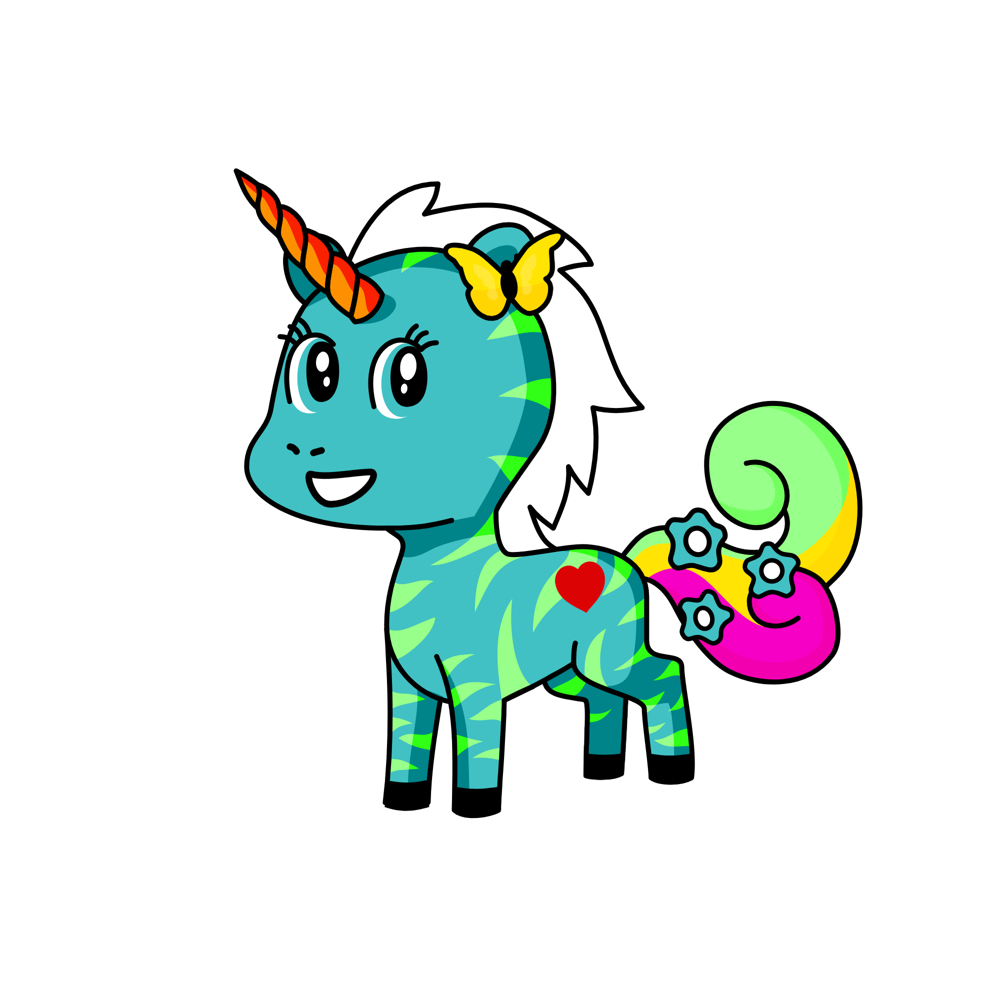 flora, the unicorn