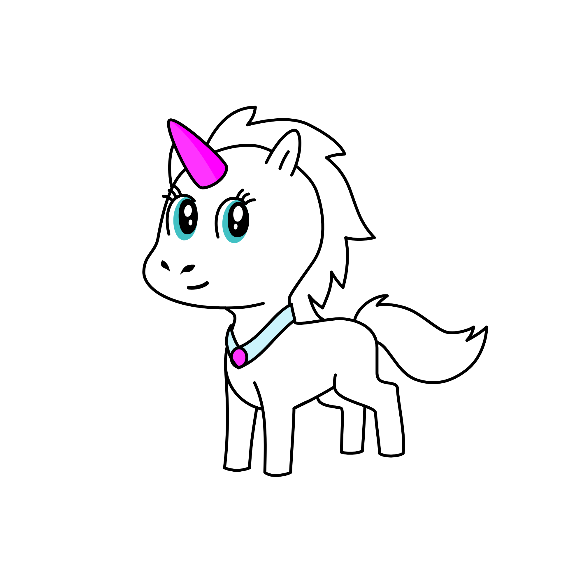 SnowCrystal, the unicorn