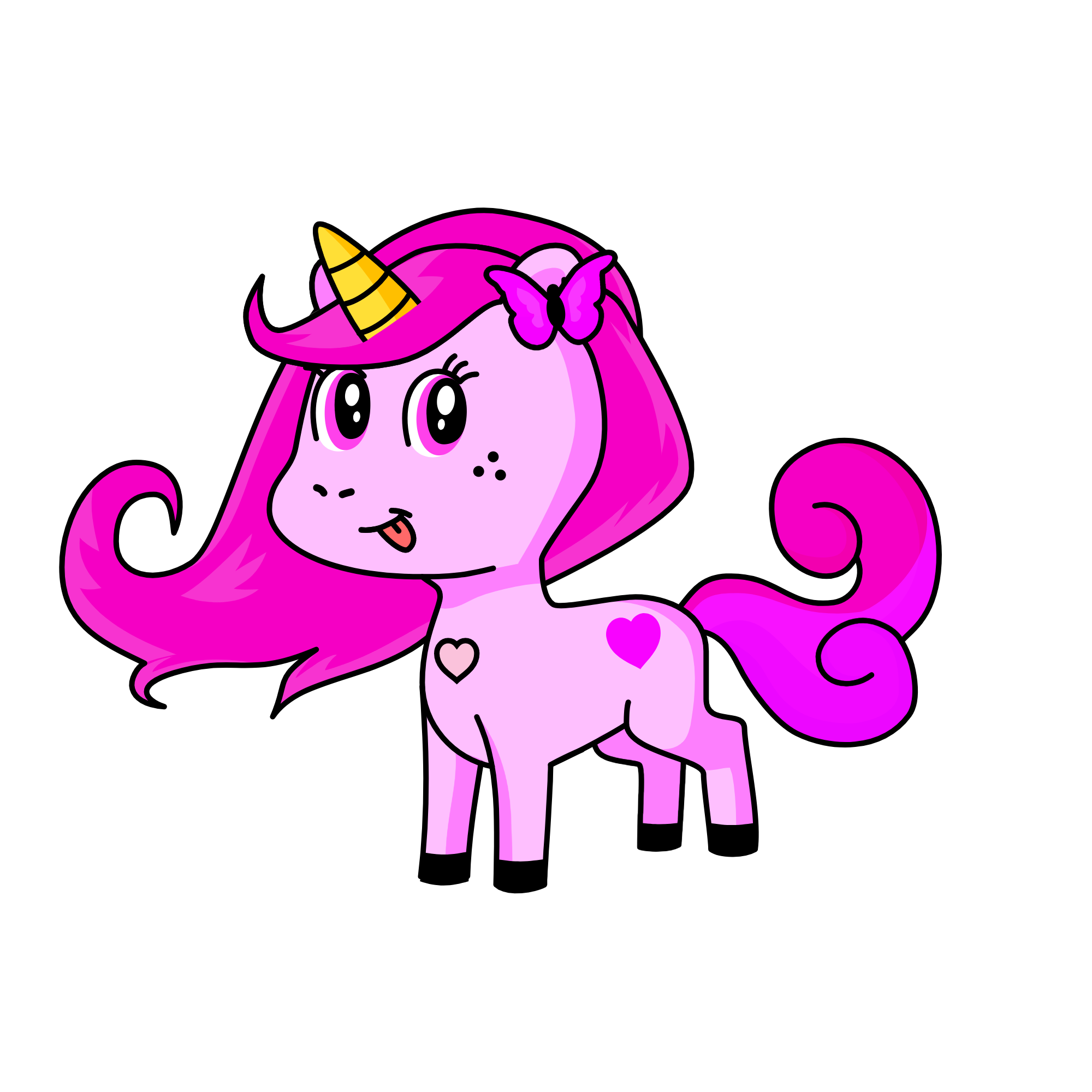 pinki pay, the unicorn