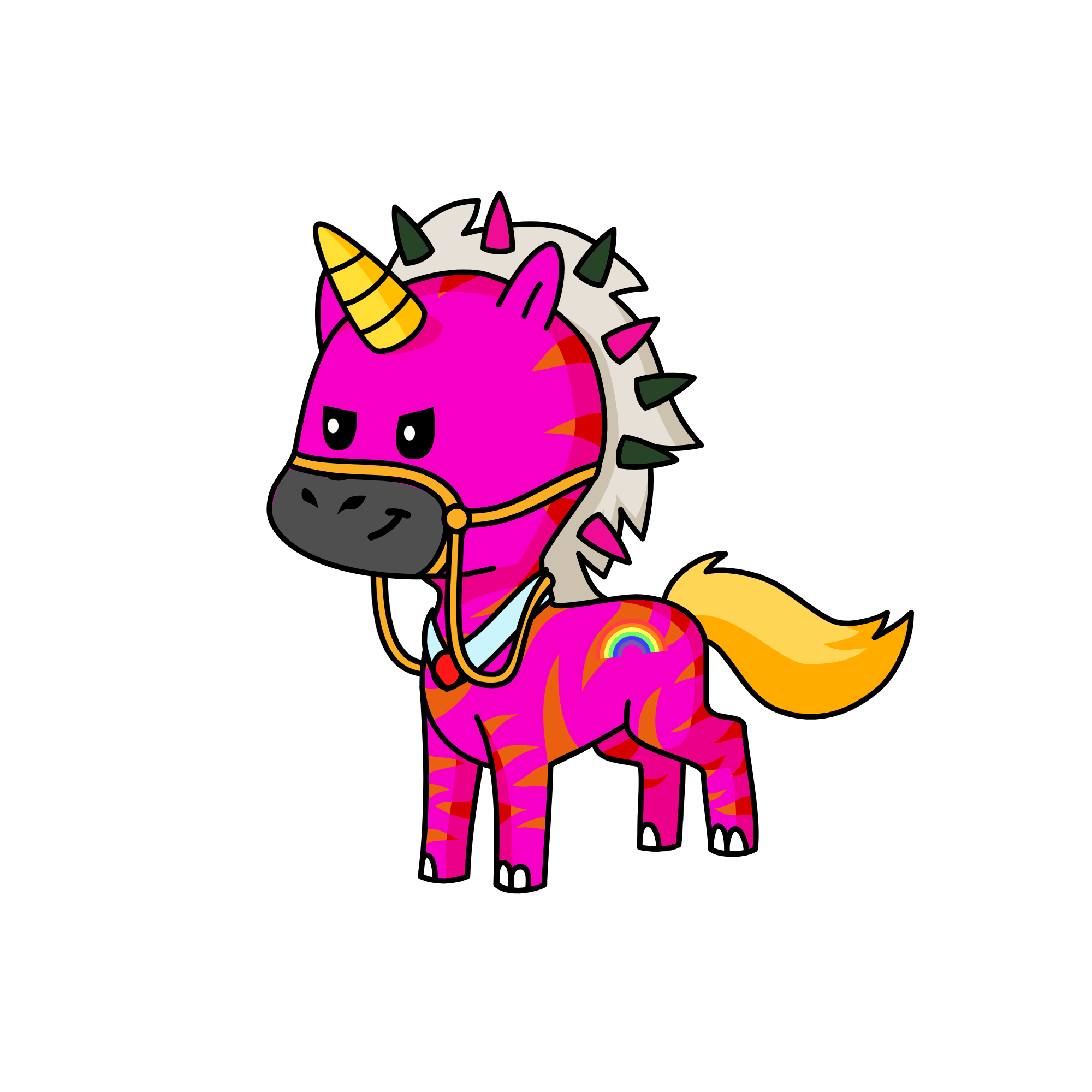 worthless autistic pony, the unicorn
