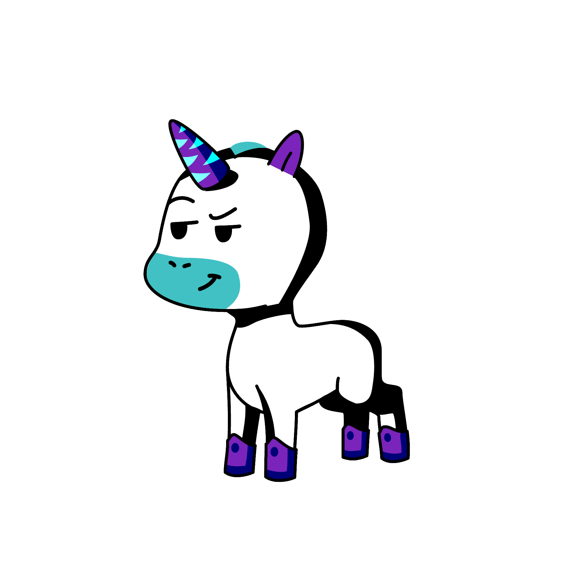 moon, the unicorn