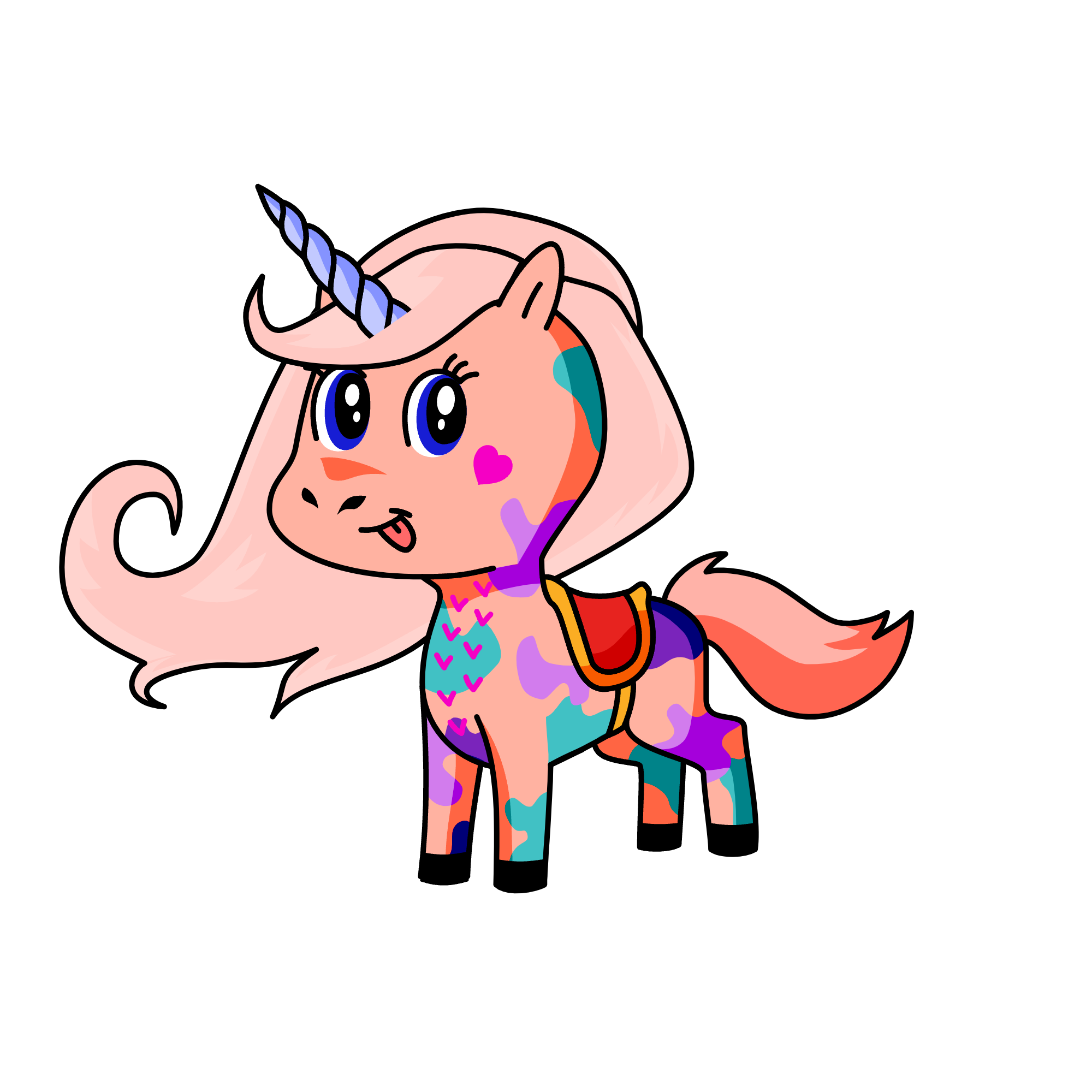 Roseie, the unicorn