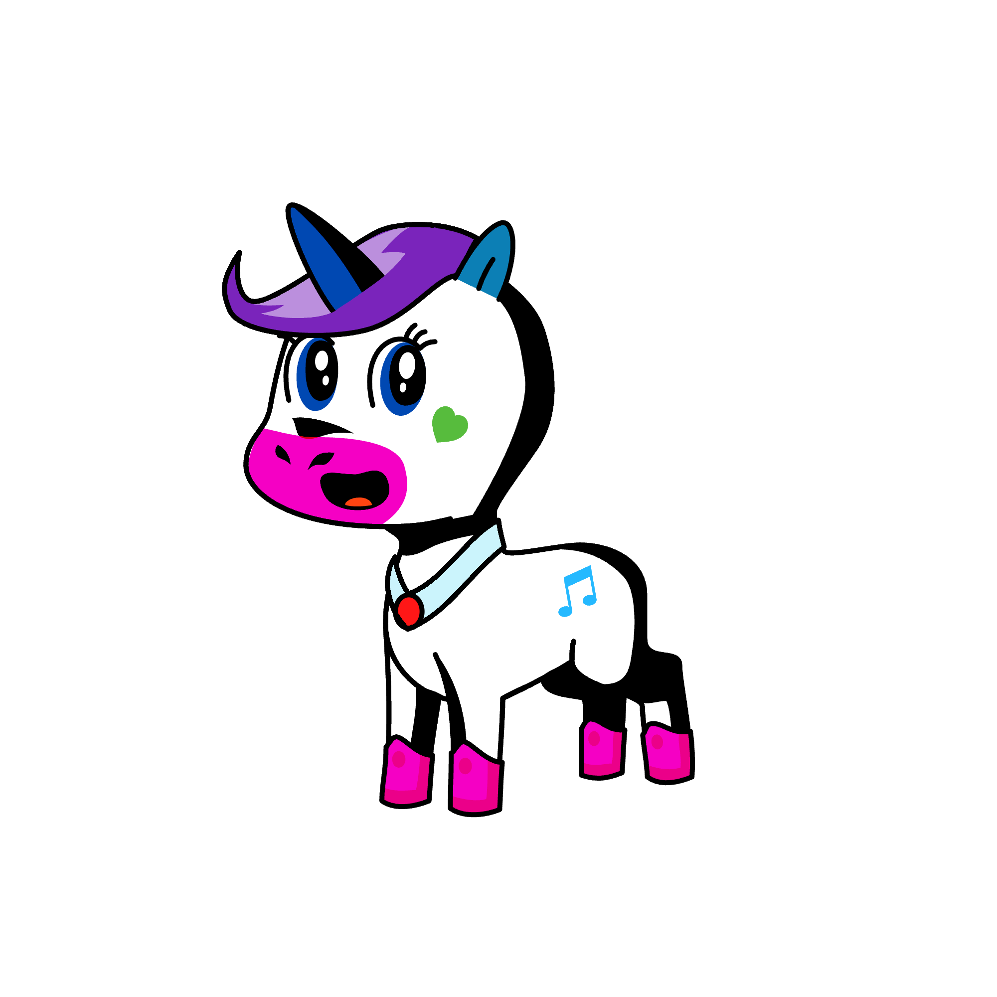 blue moon, the unicorn