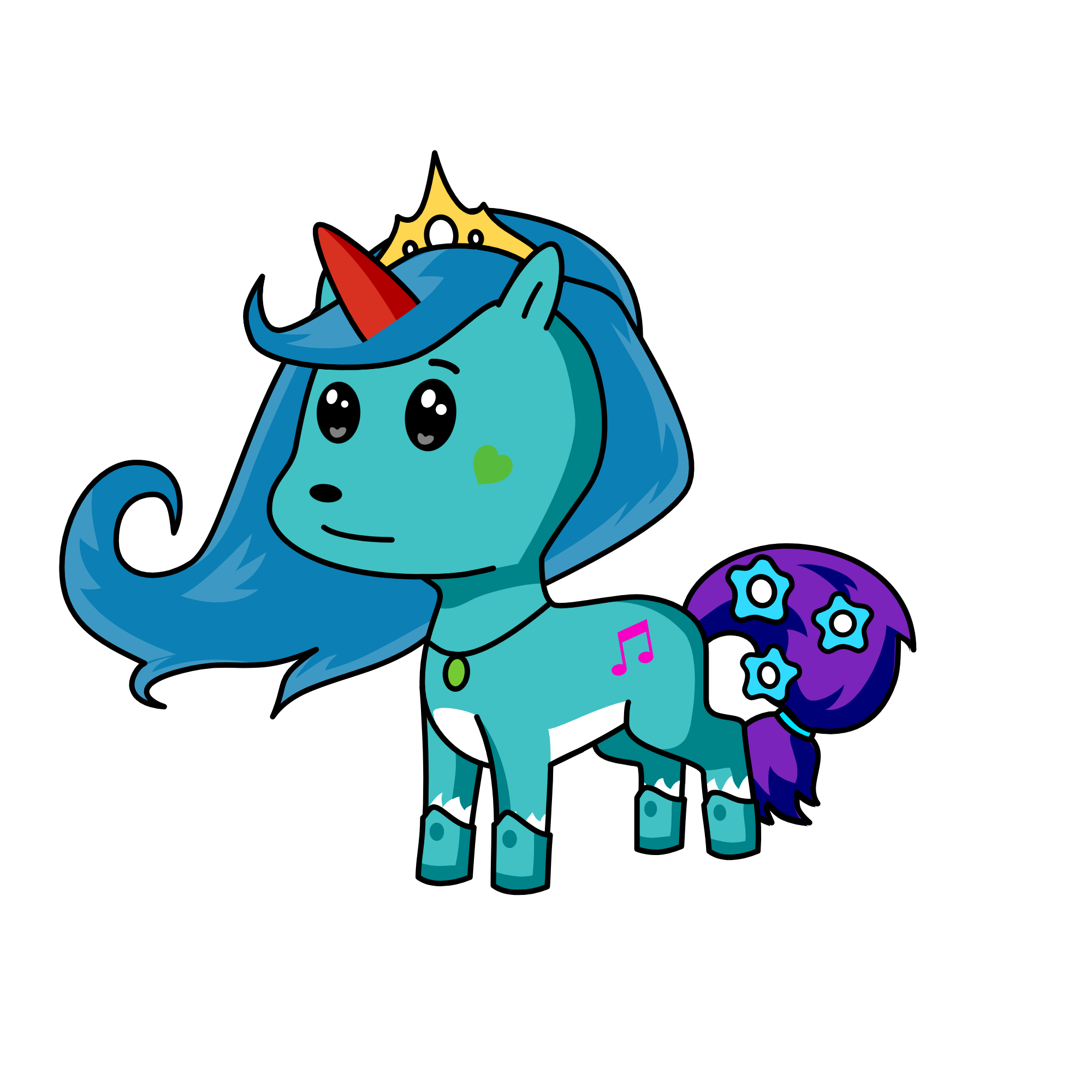 blue moon, the unicorn