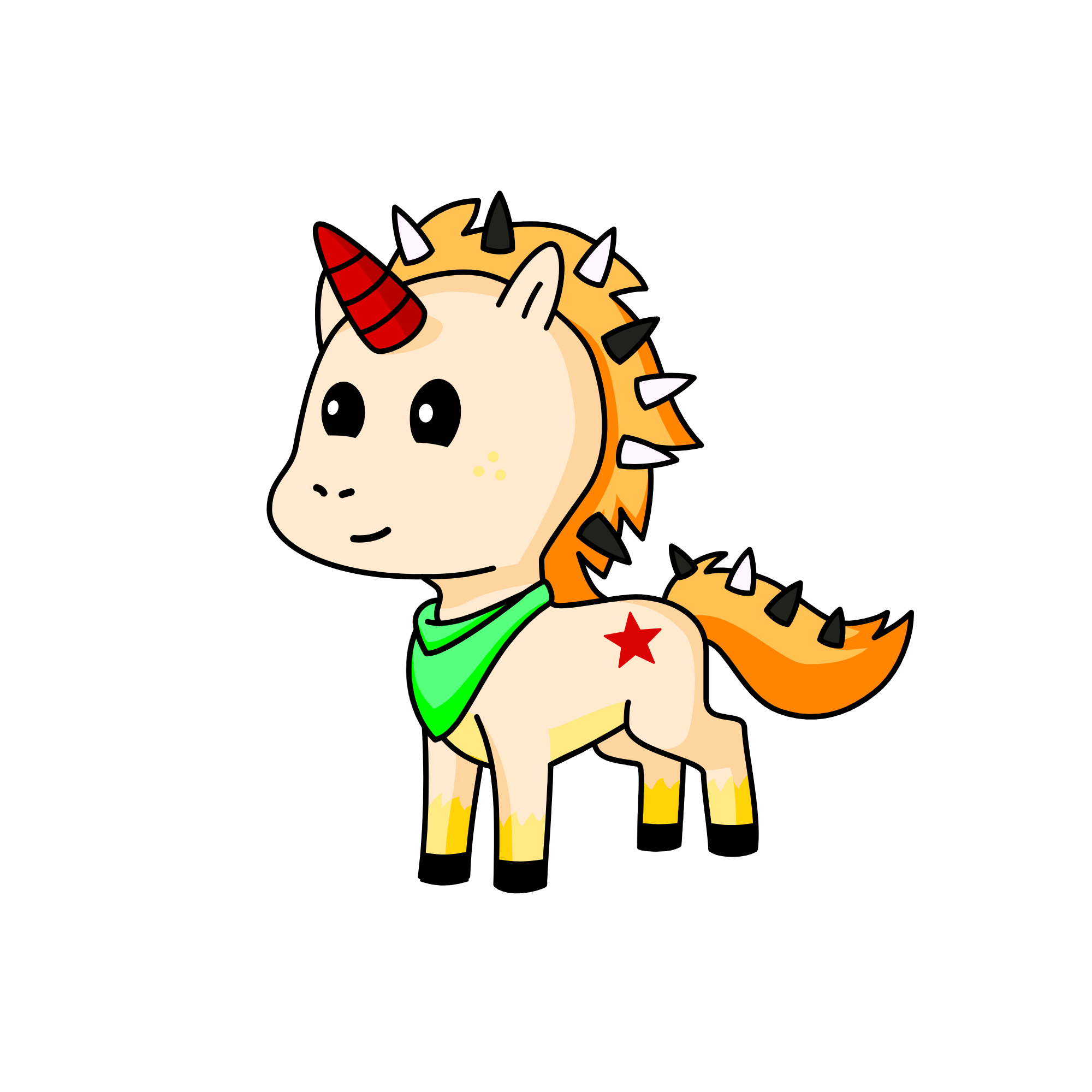 hunty - bunty, the unicorn