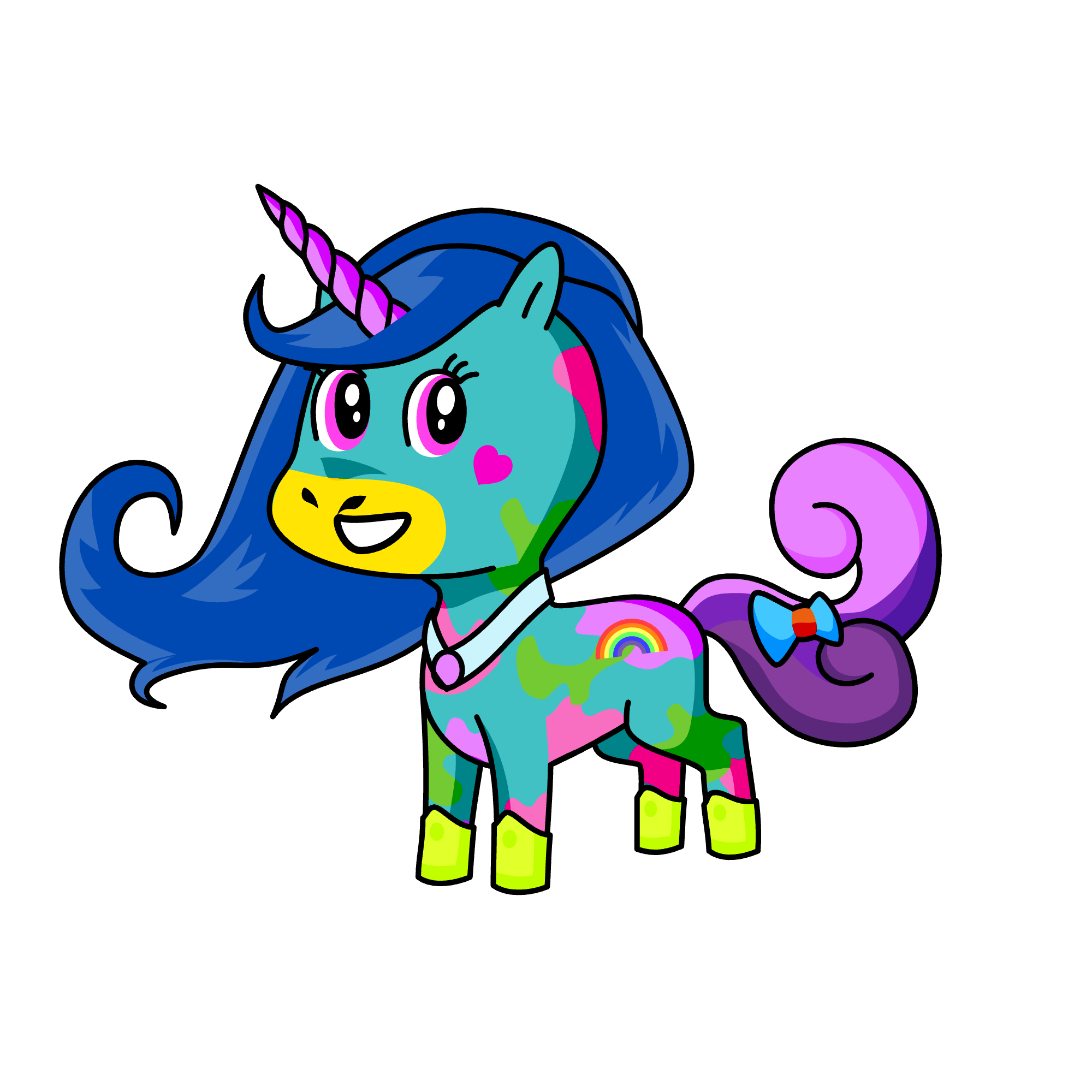 Melody, the unicorn