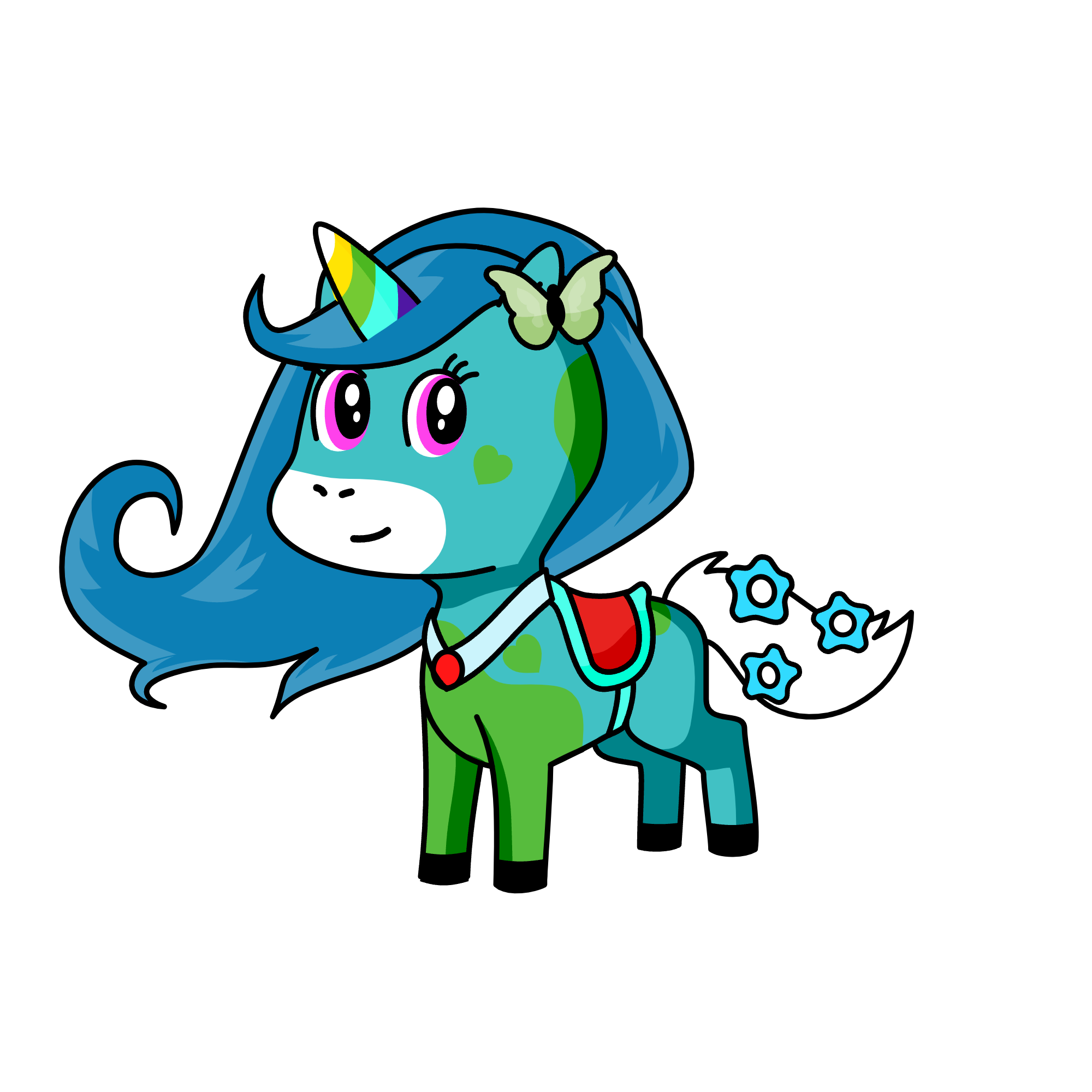 earthy, the unicorn