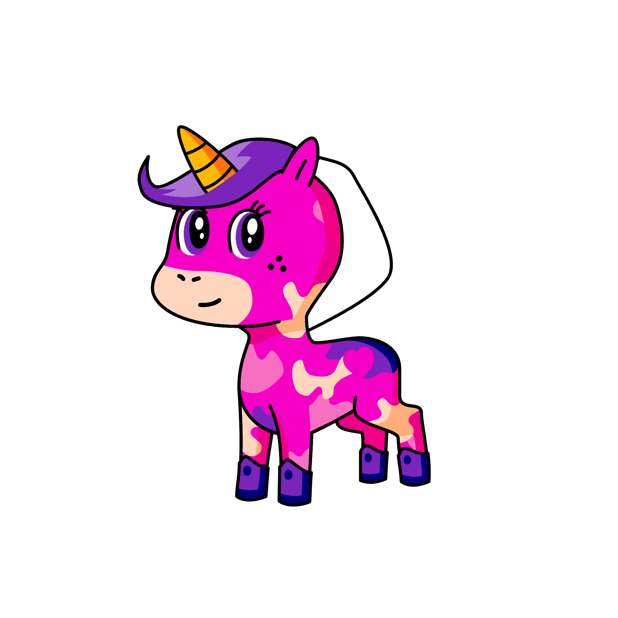 belle, the unicorn