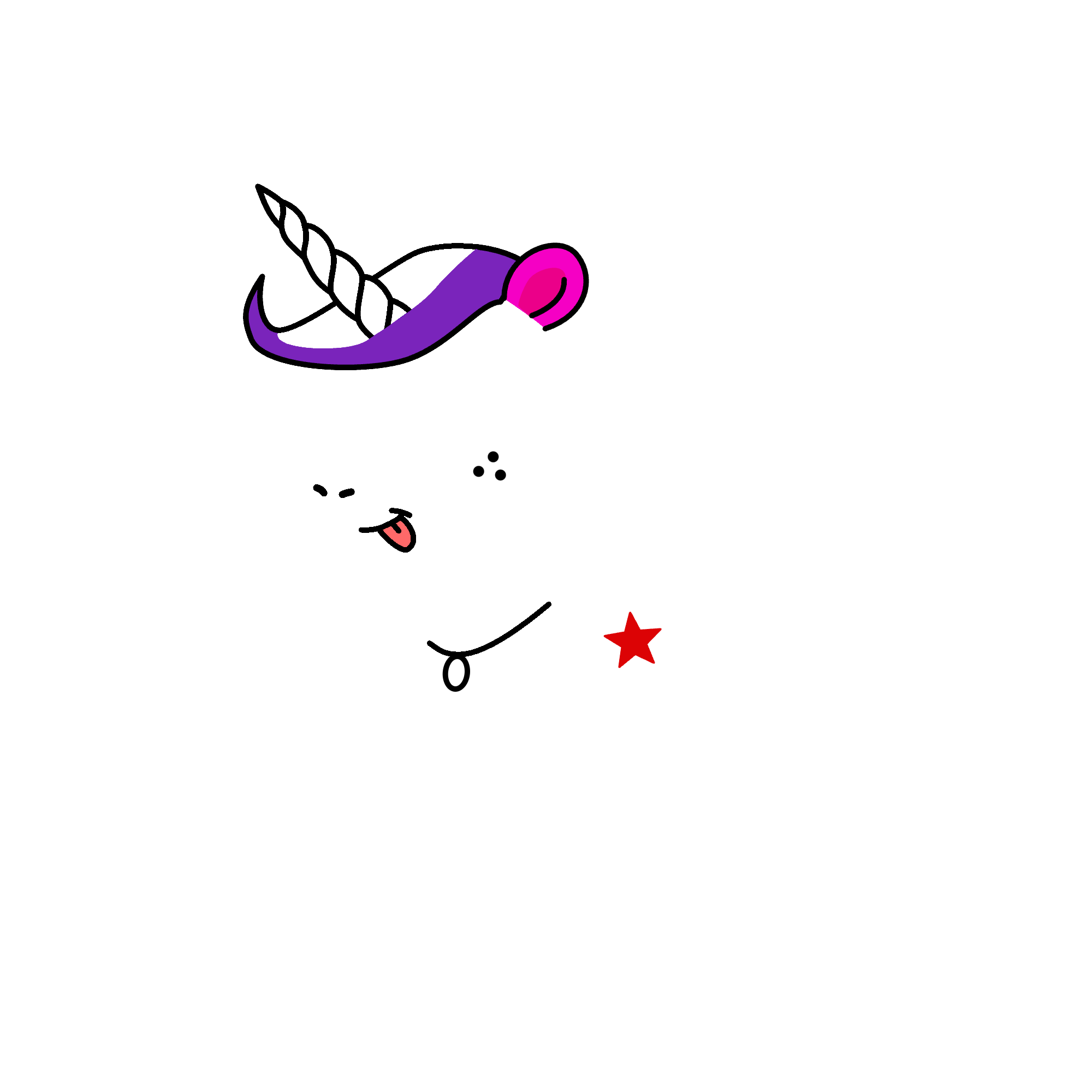 That girl , the unicorn