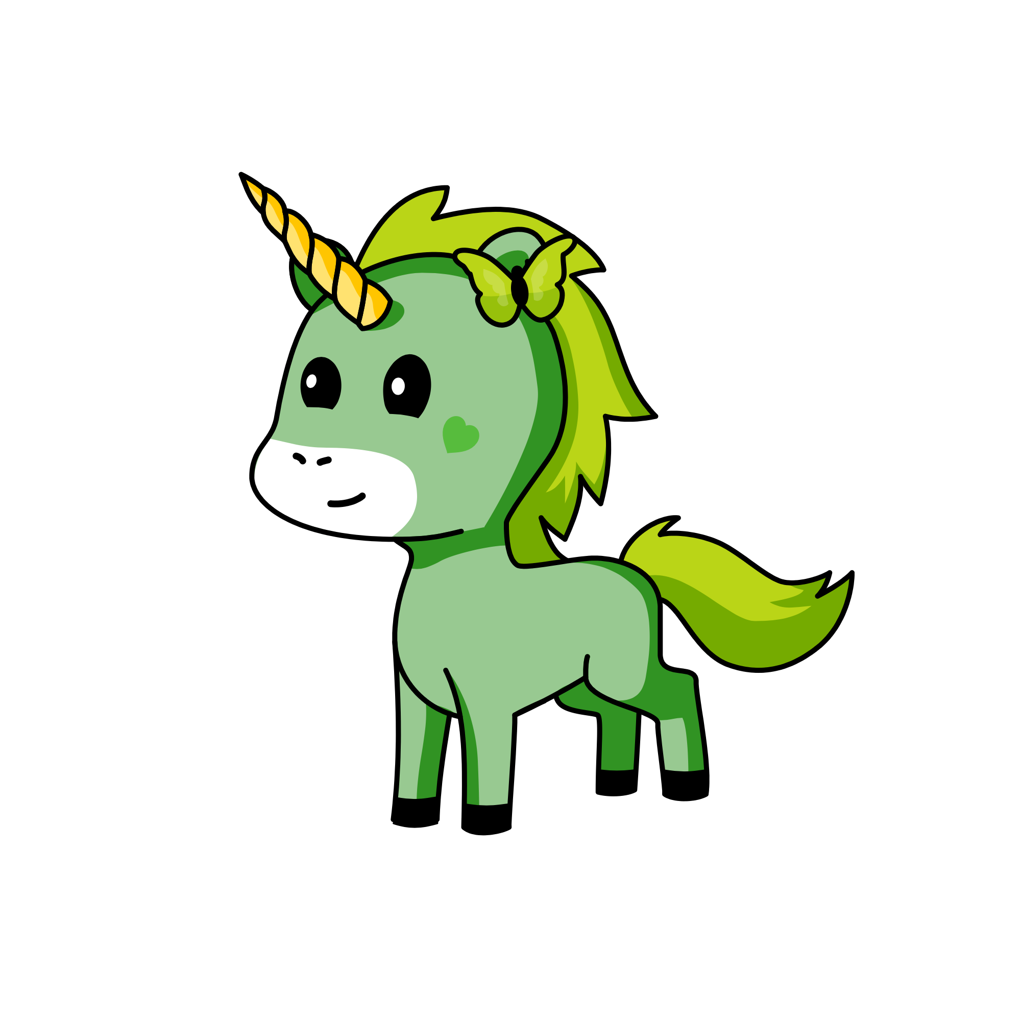 Woddy, the unicorn