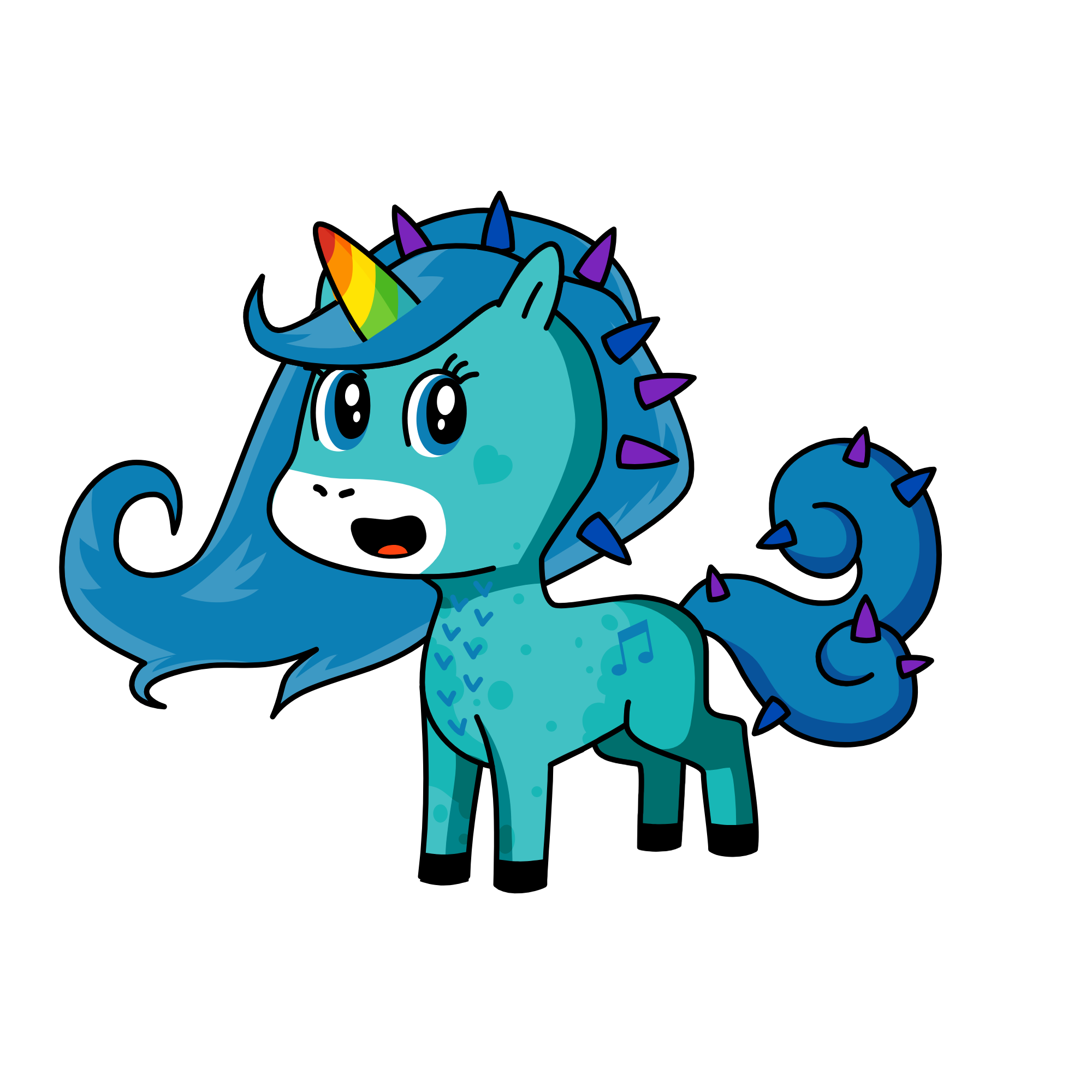 Galactica, the unicorn