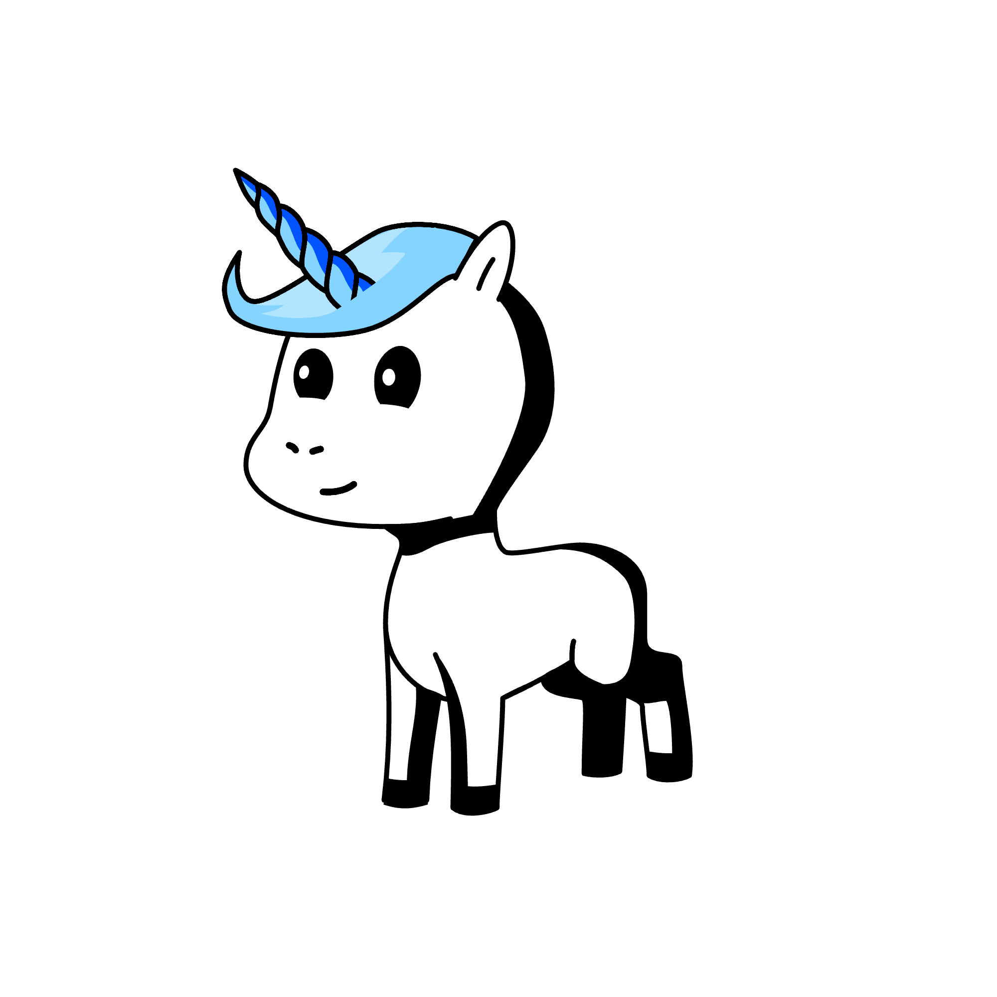 girl, the unicorn