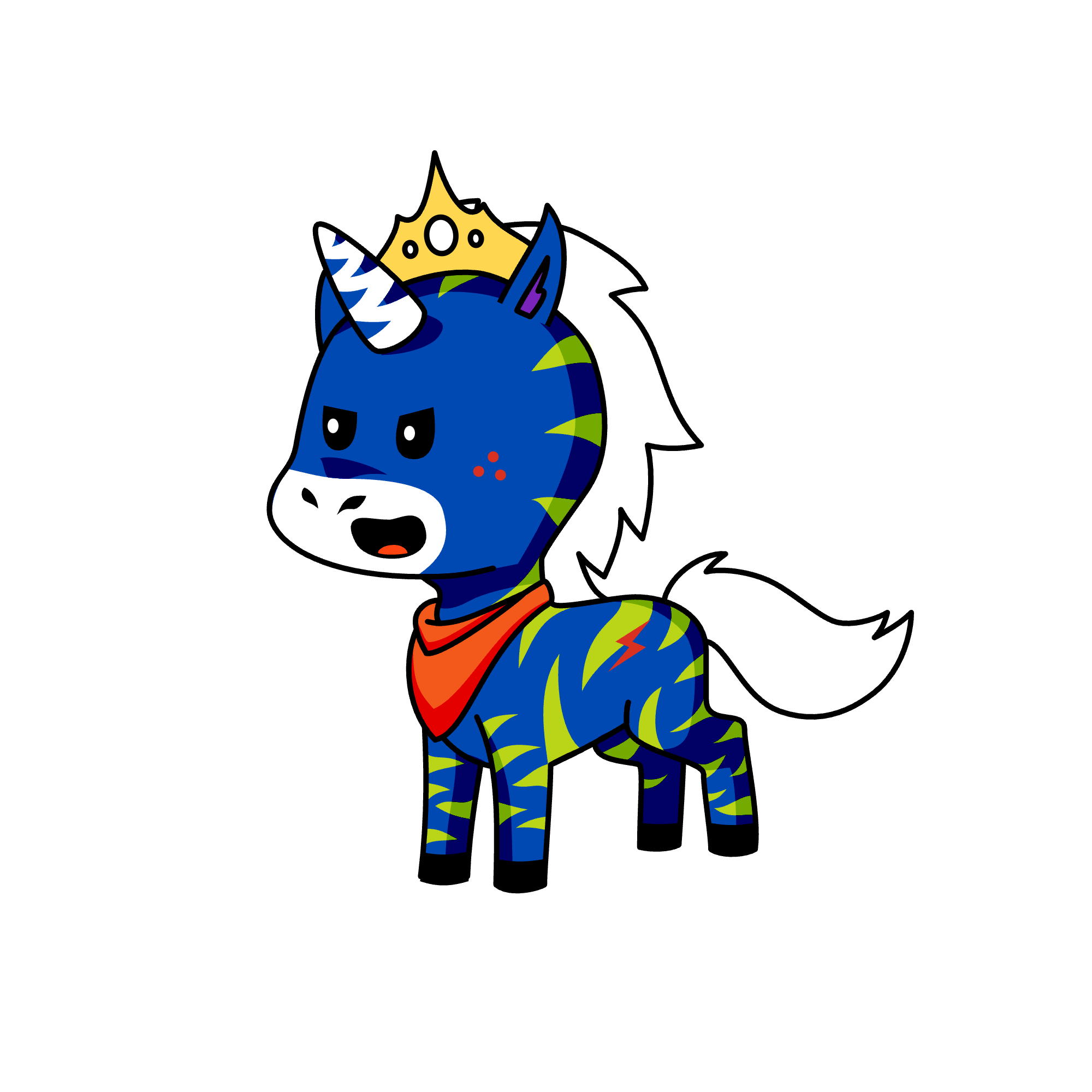 Mr. king, the unicorn