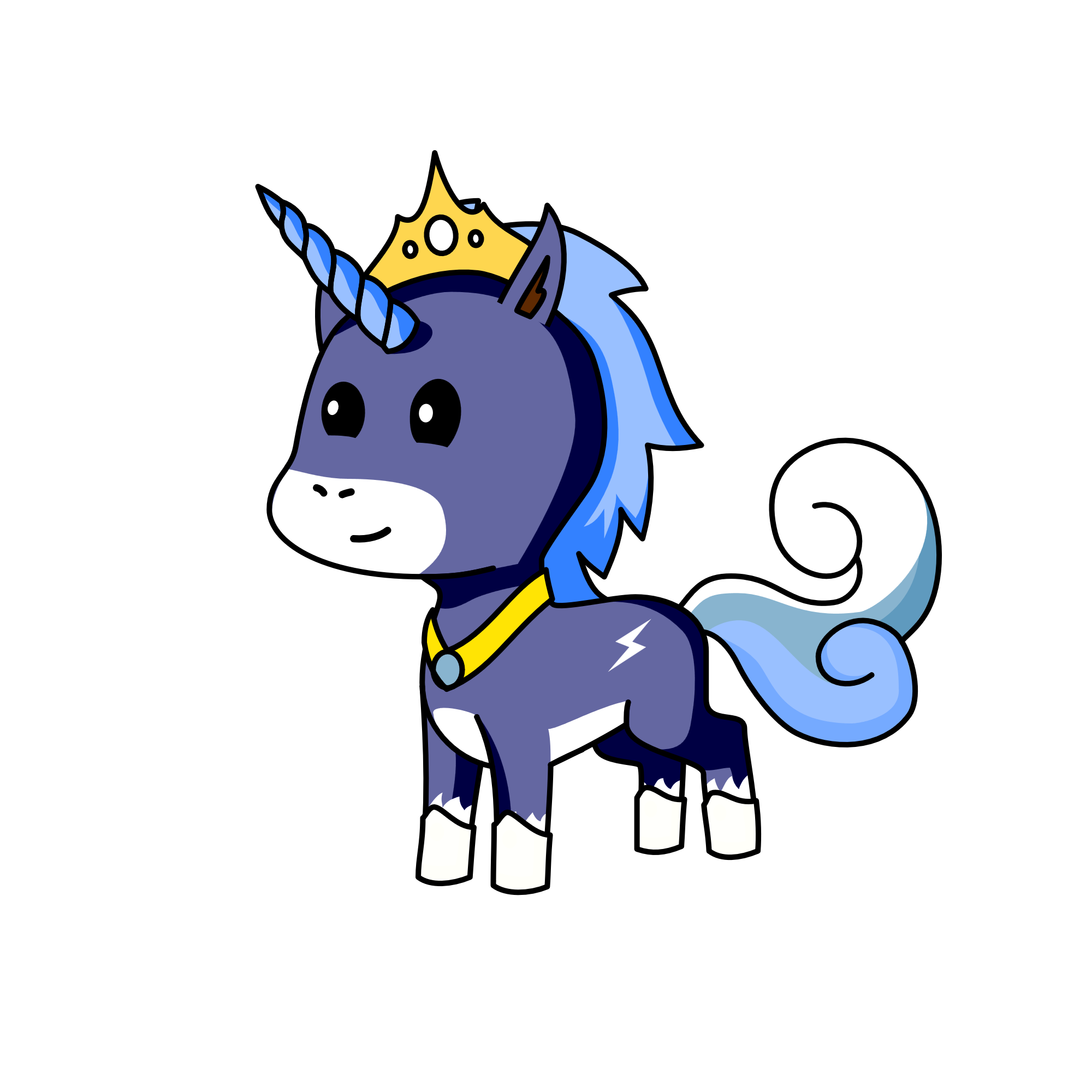 lun, the unicorn