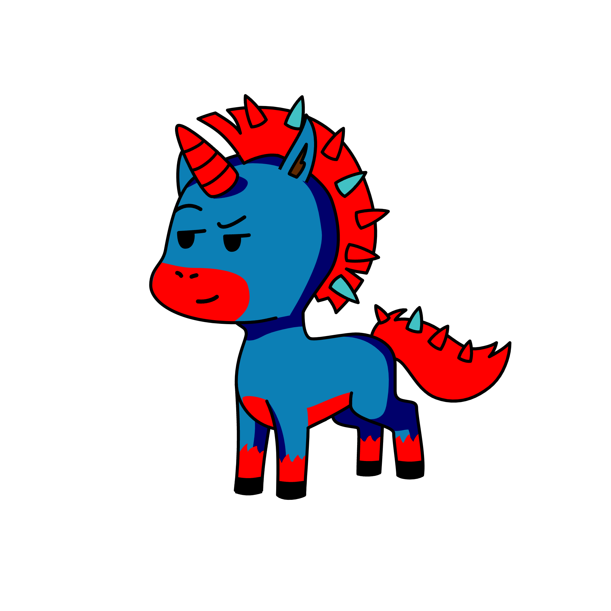 Fire, the unicorn