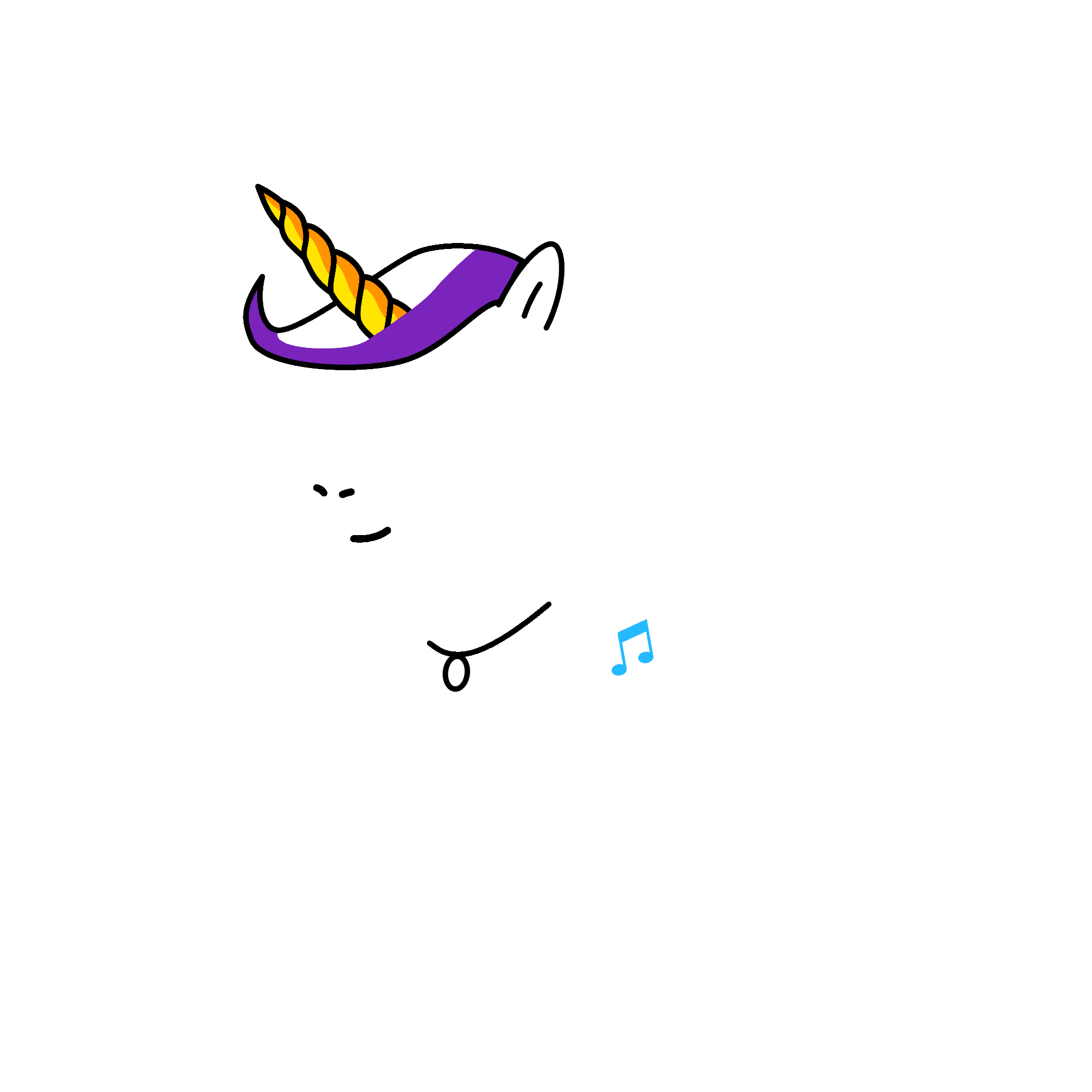 violet, the unicorn